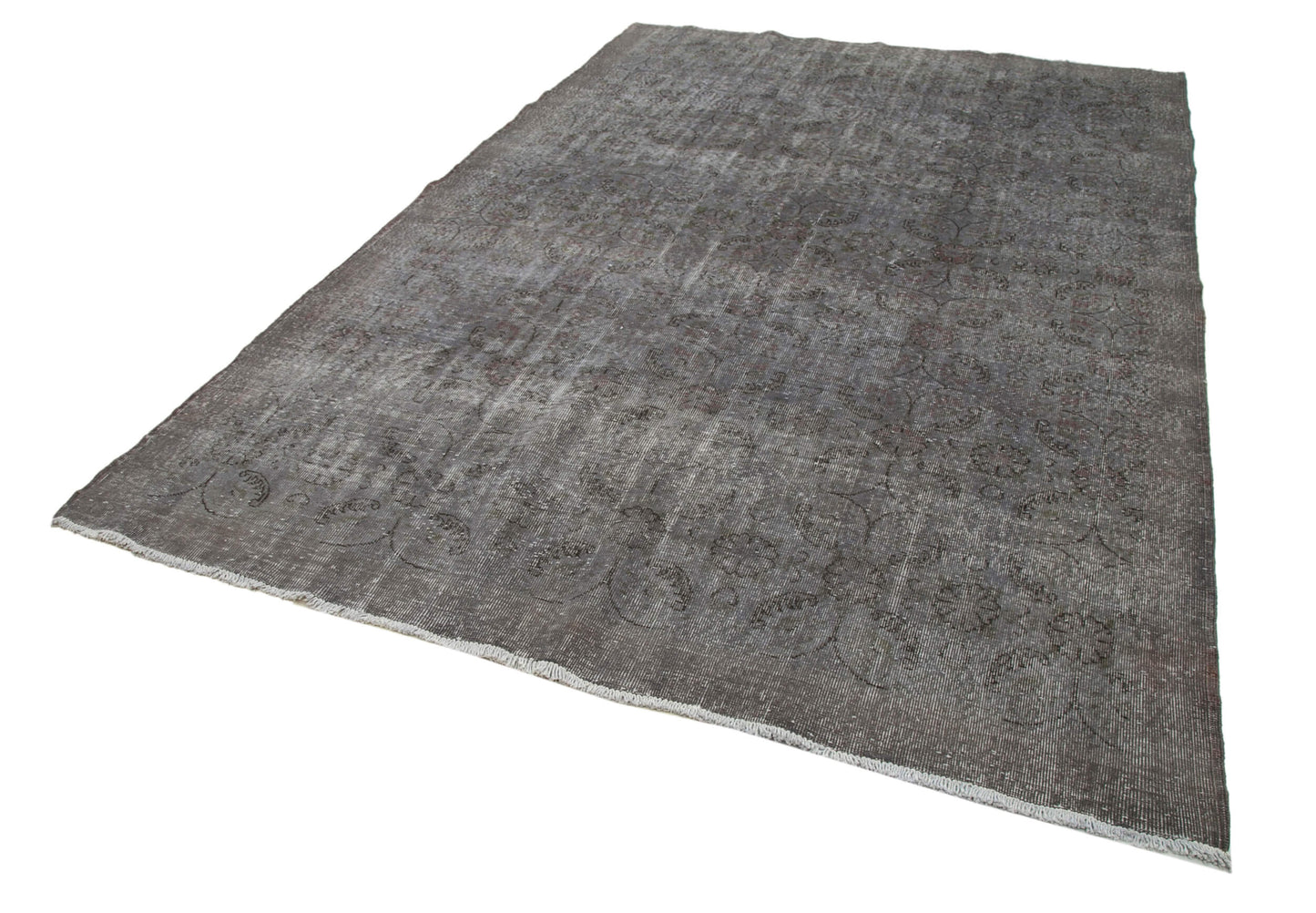 7x10 Grey Overdyed Rug - 34579