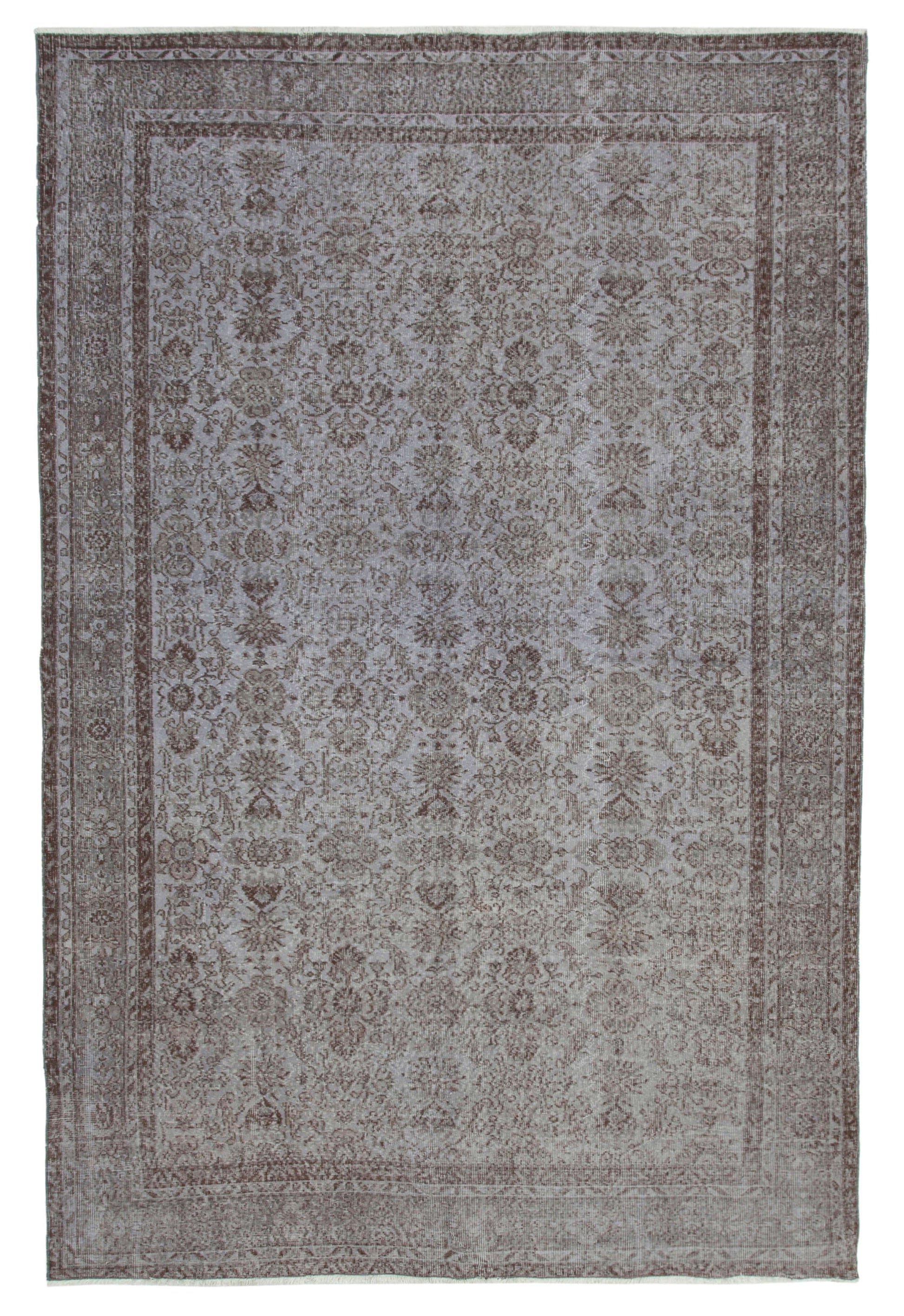 7x10 Grey Overdyed Rug - 34581