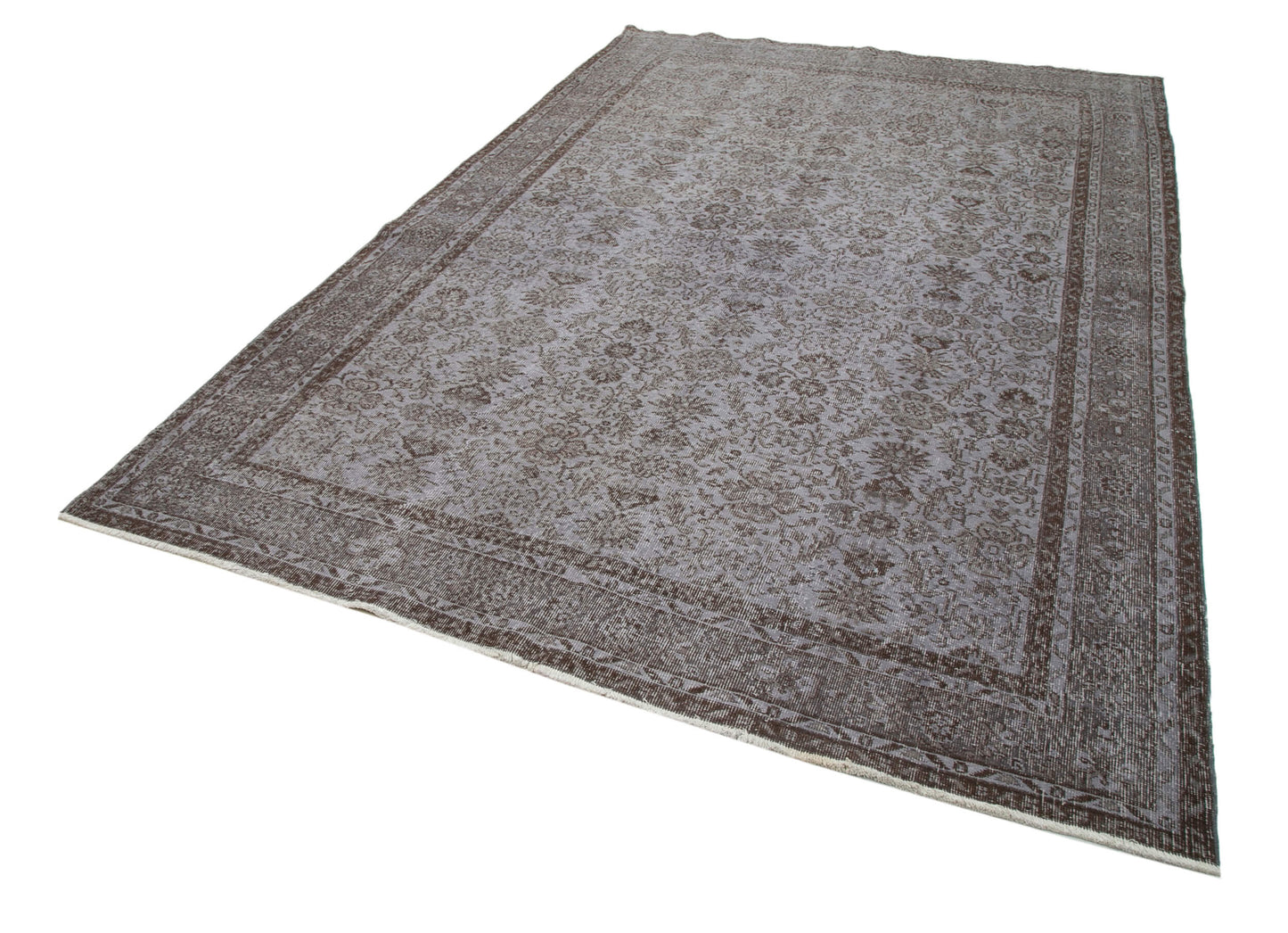 7x10 Grey Overdyed Rug - 34581