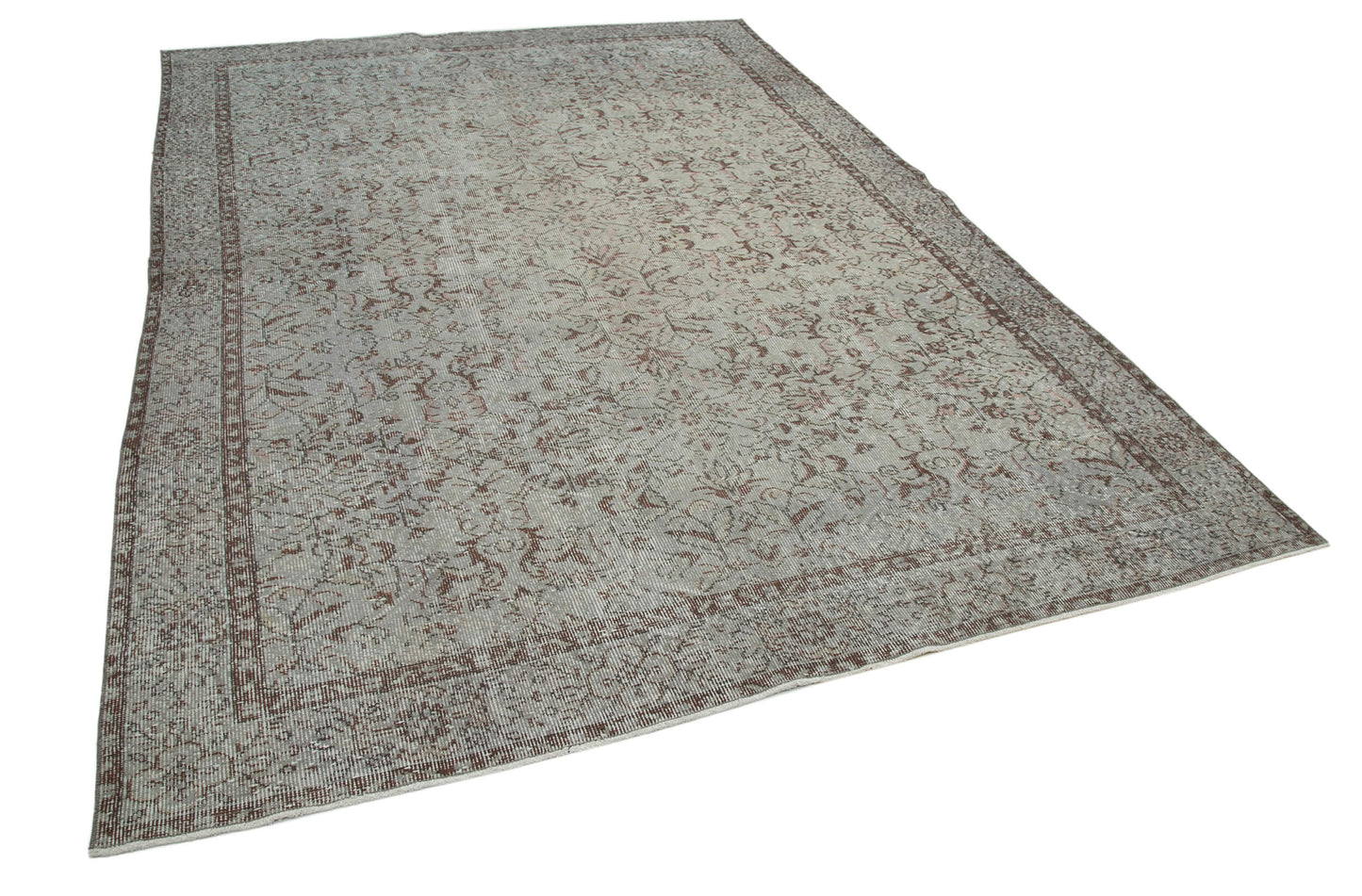 7x10 Grey Overdyed Rug - 34587