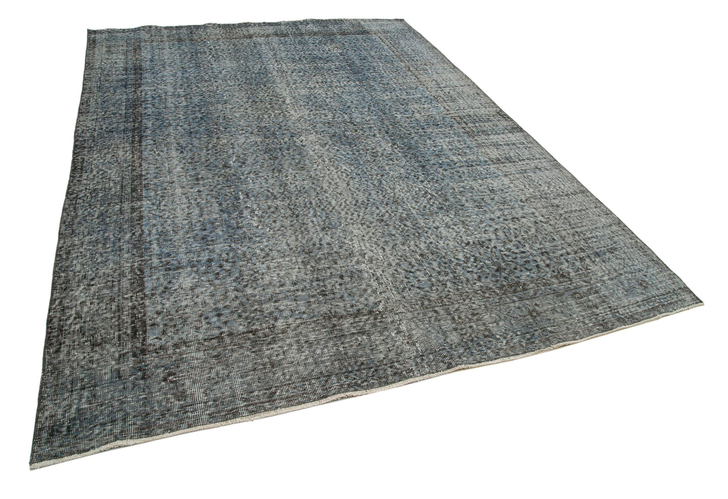 7x10 Blue Overdyed Rug - 34599