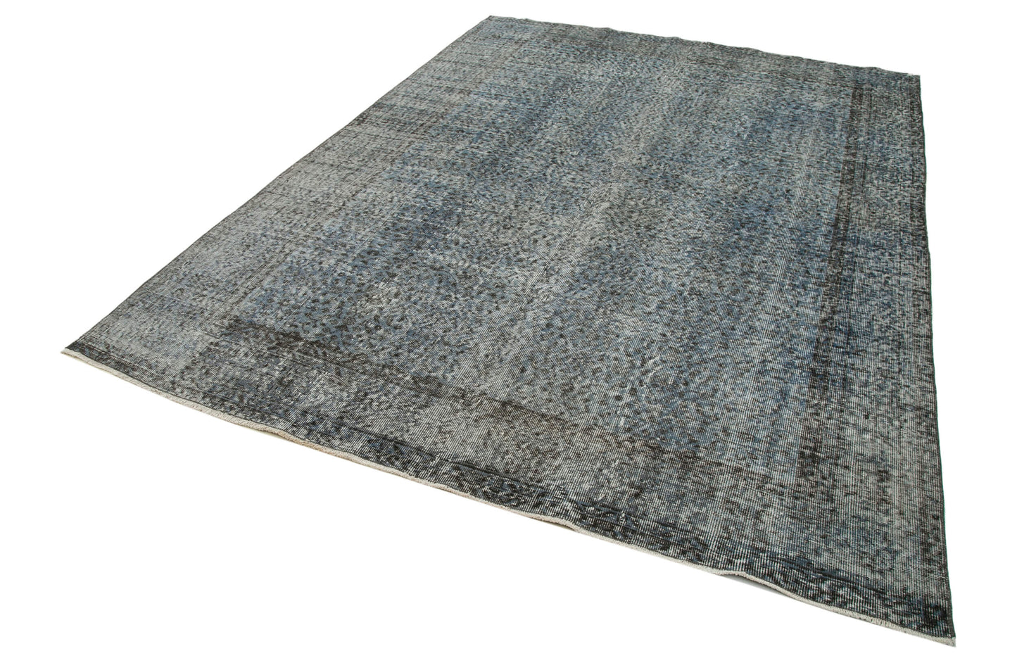 7x10 Blue Overdyed Rug - 34599