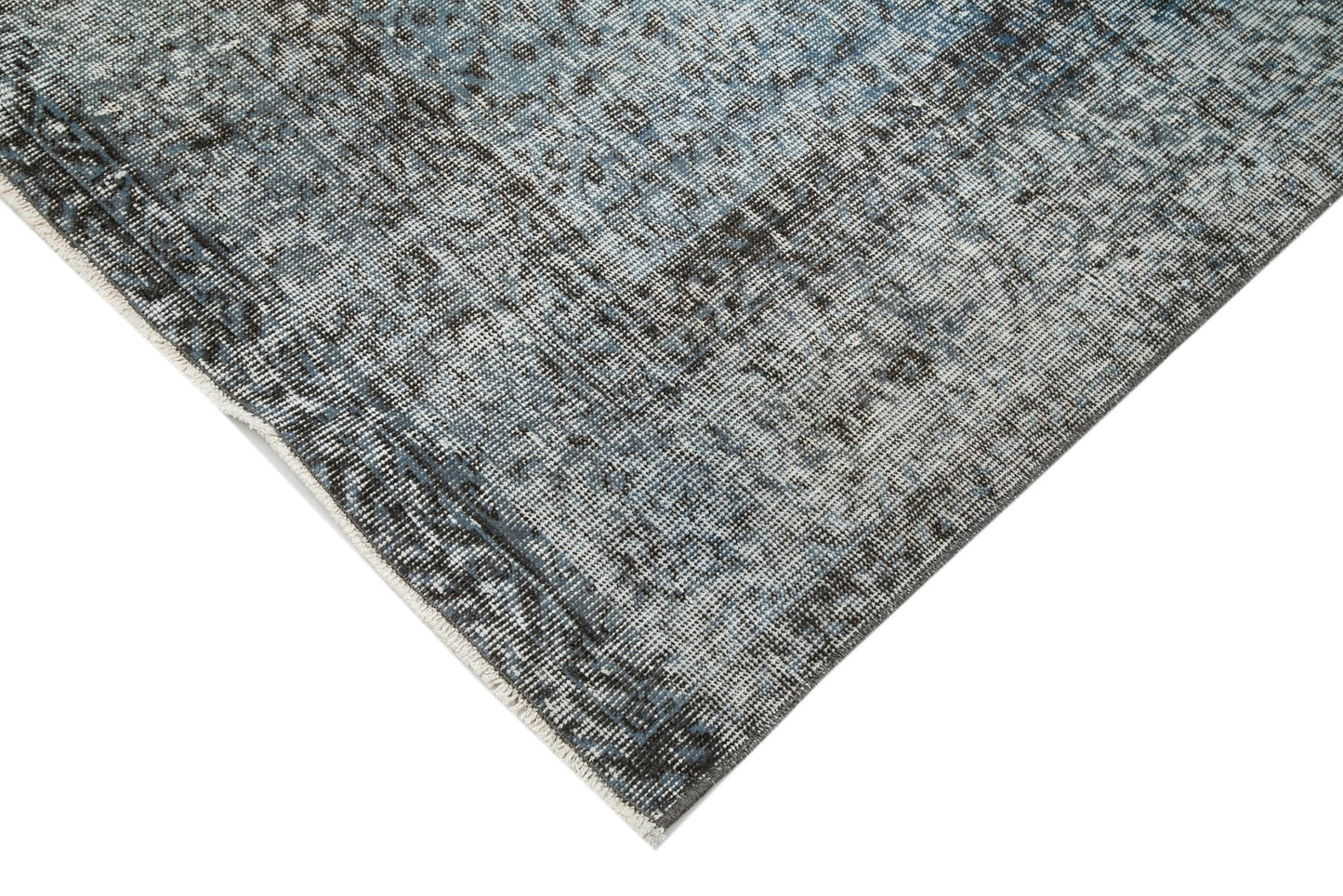 7x10 Blue Overdyed Rug - 34599