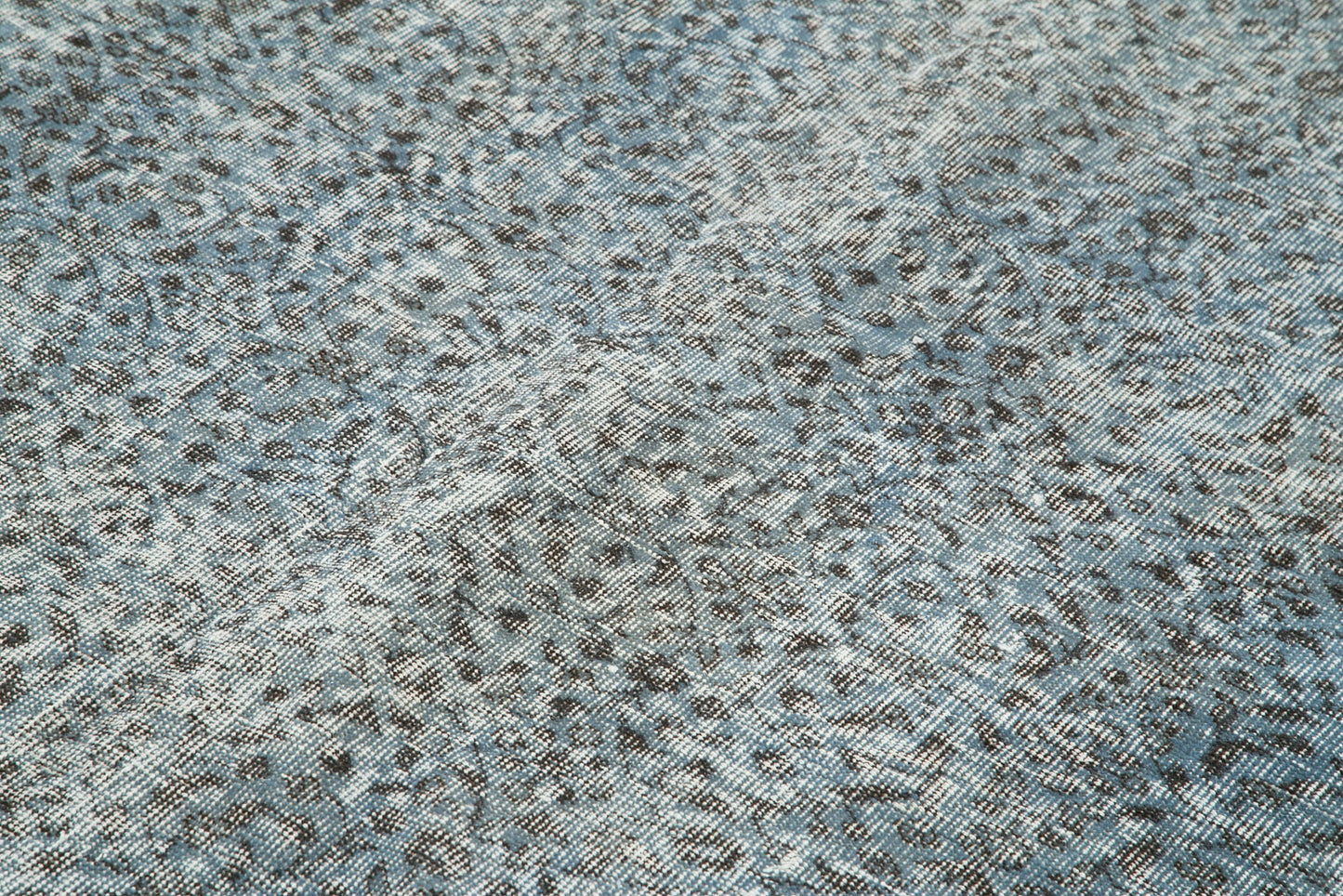 7x10 Blue Overdyed Rug - 34599