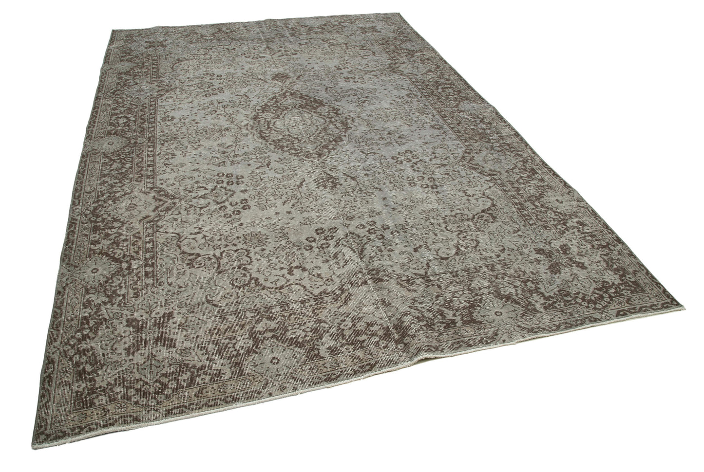 7x10 Grey Overdyed Rug - 34614