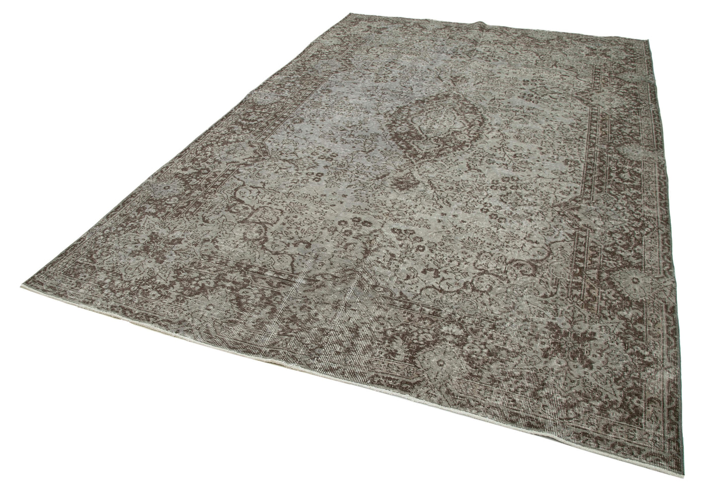 7x10 Grey Overdyed Rug - 34614