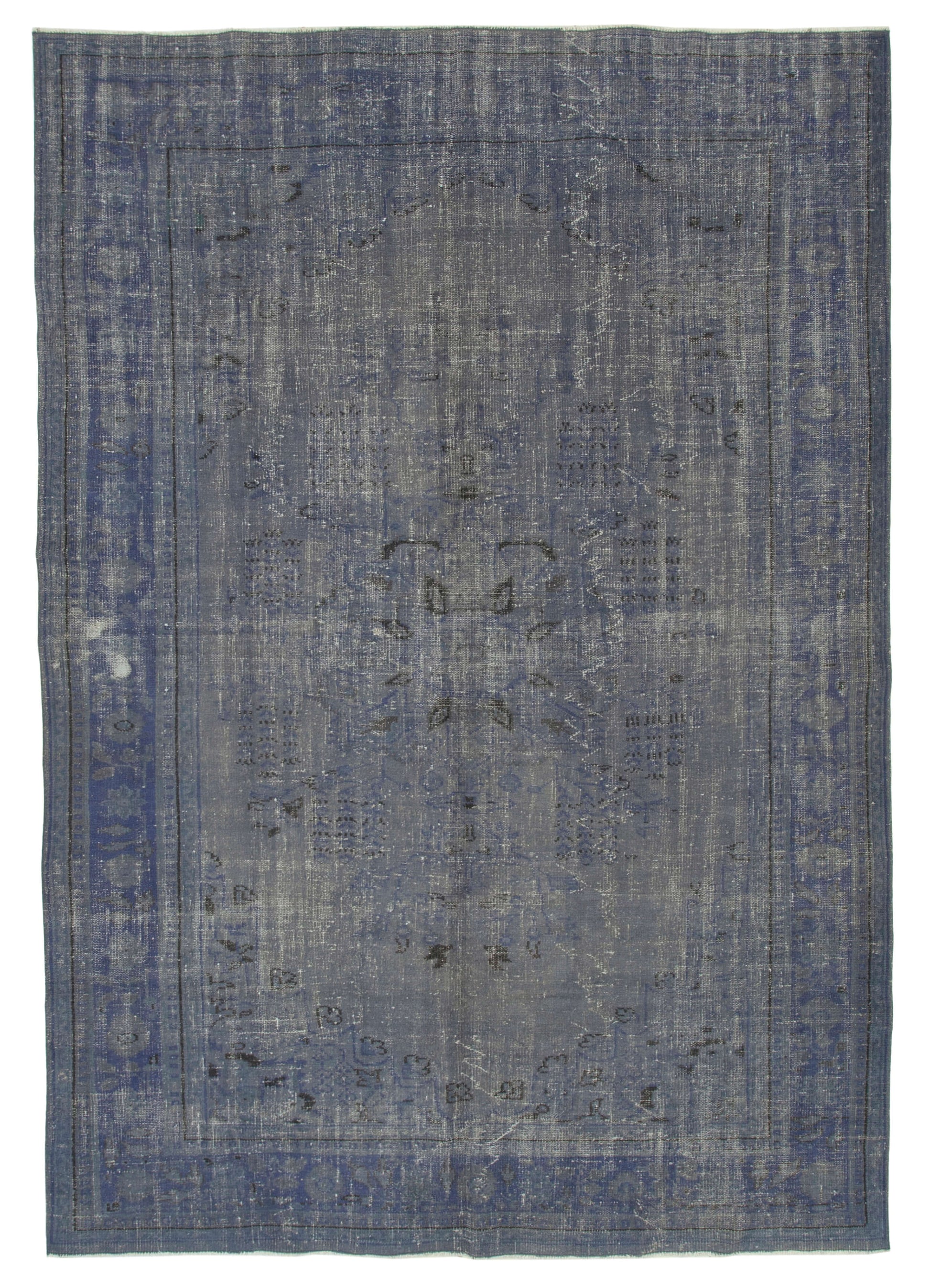 7x11 Grey Overdyed Rug - 34620