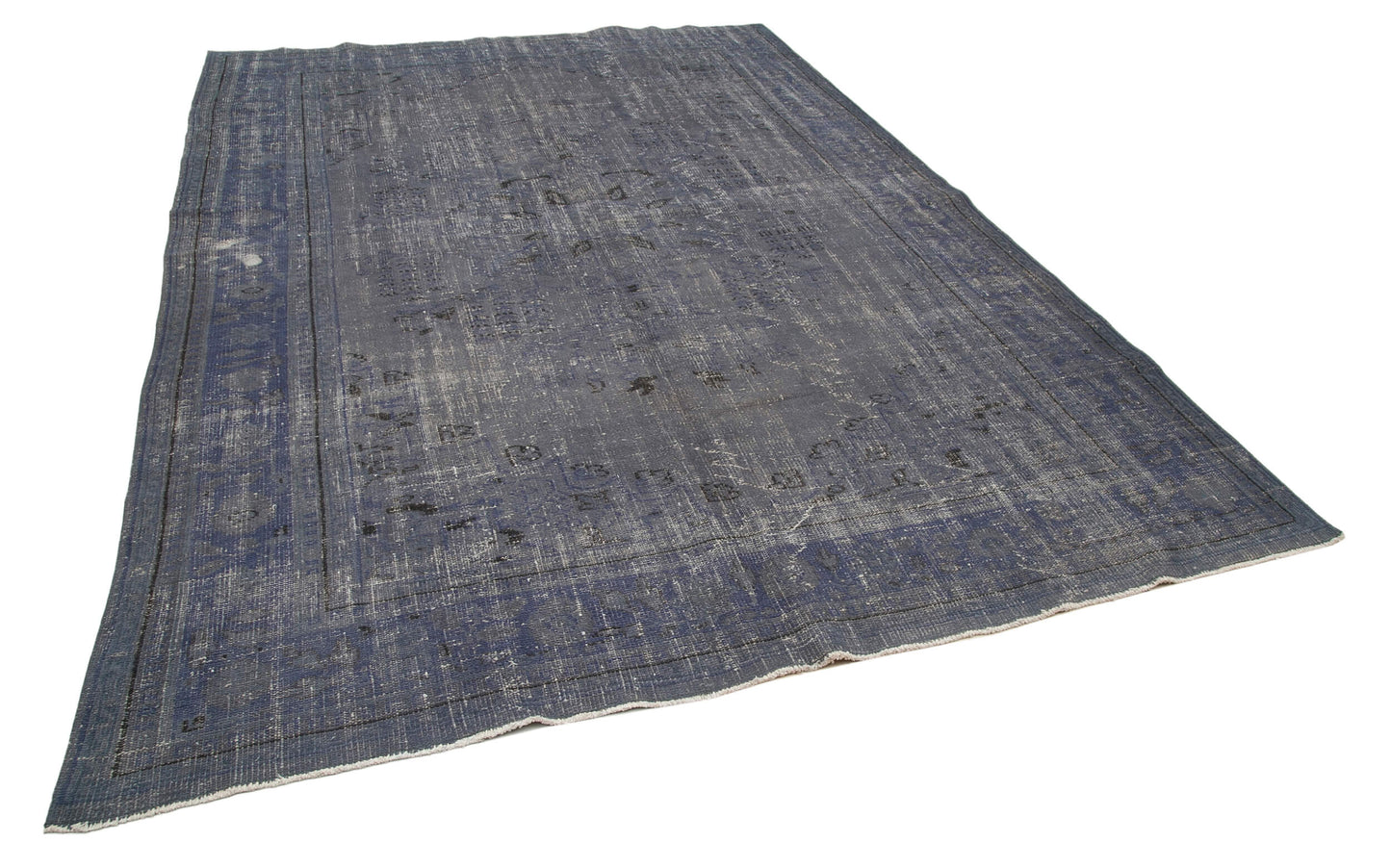 7x11 Grey Overdyed Rug - 34620