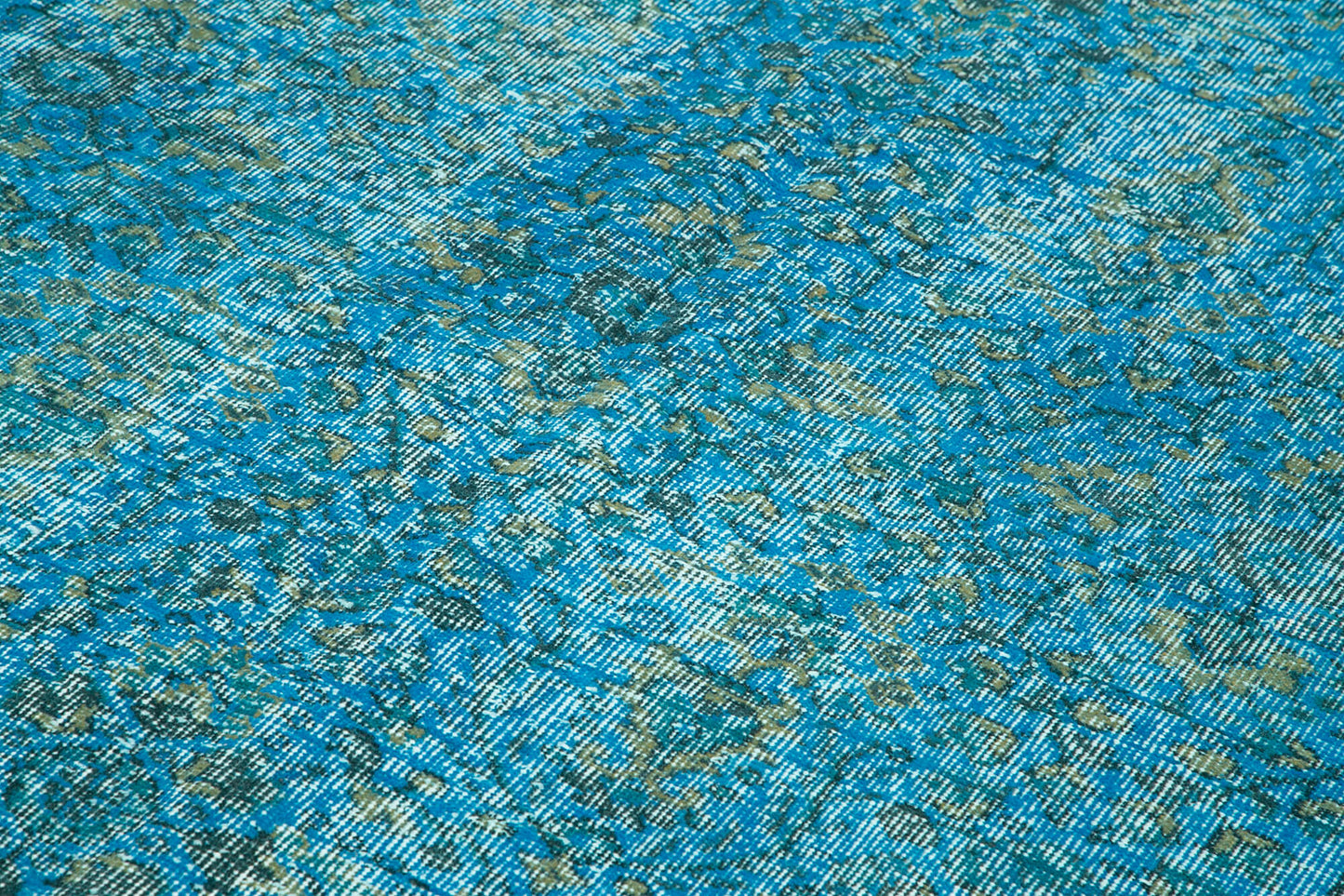 5x9 Turquoise Overdyed Rug - 34645