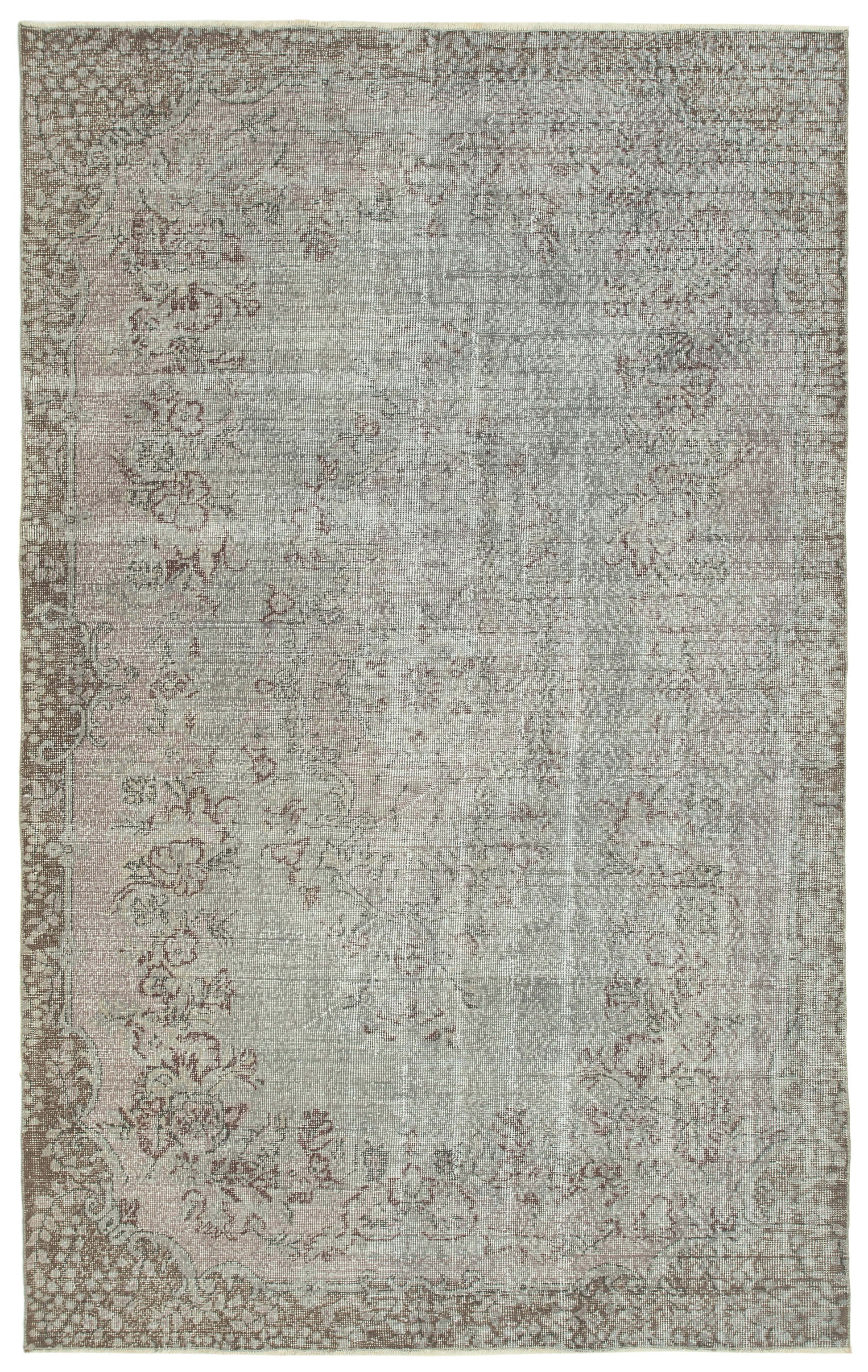 6x9 Grey Overdyed Rug - 34667