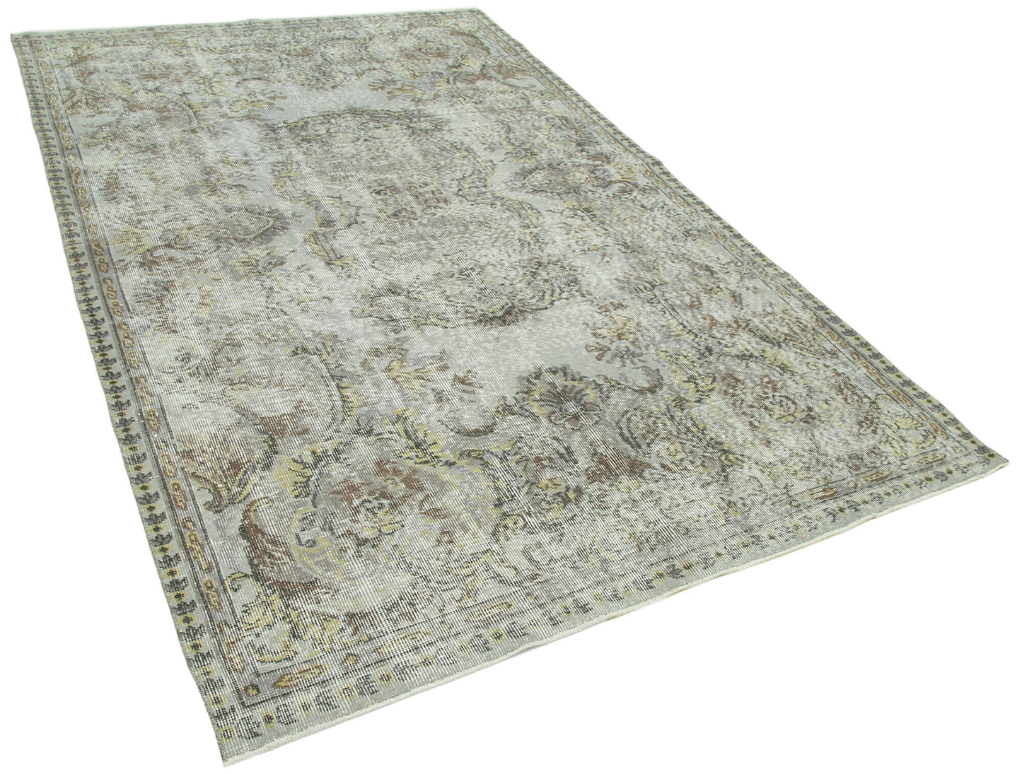 6x9 Blue Overdyed Rug - 34670