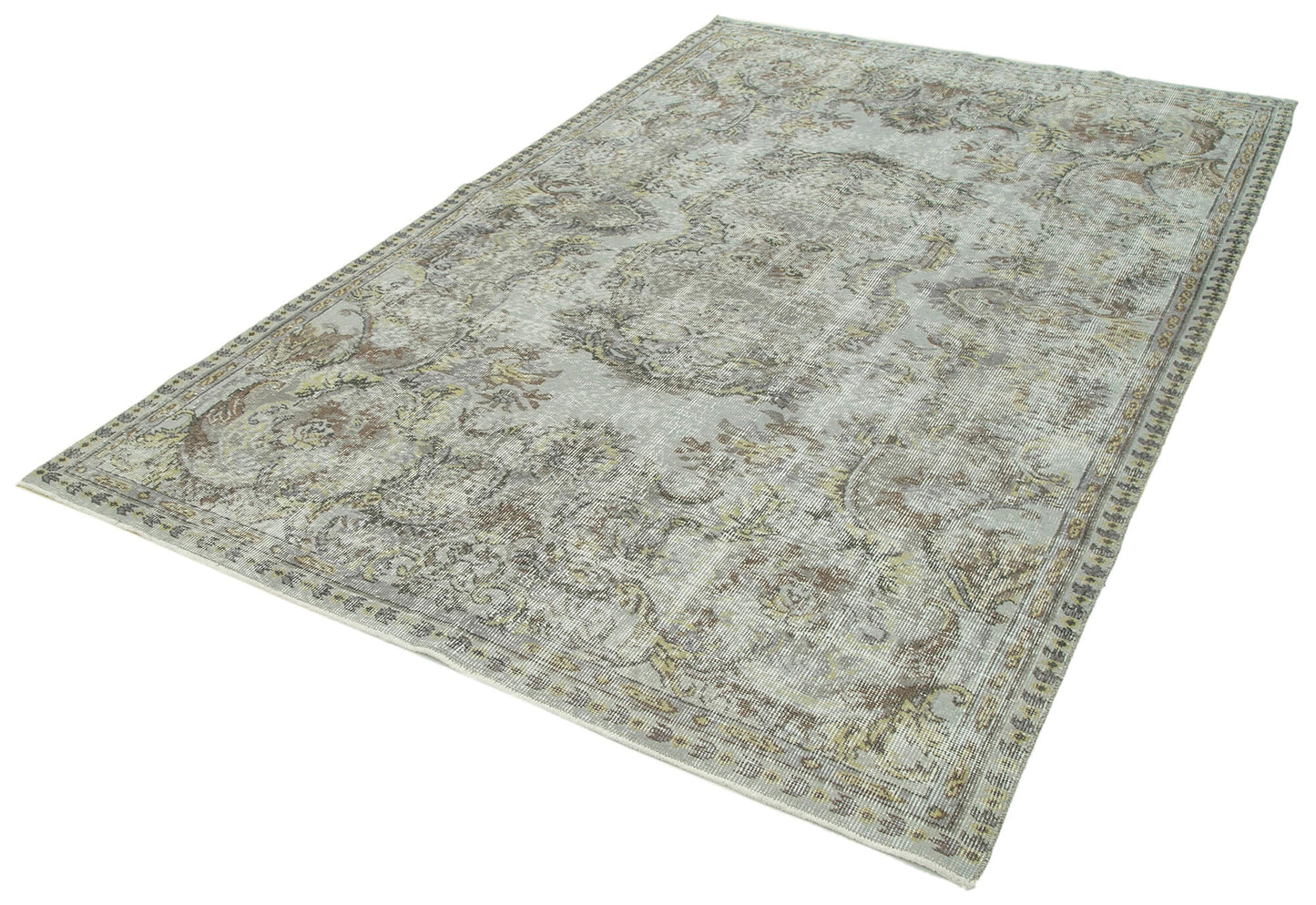 6x9 Blue Overdyed Rug - 34670