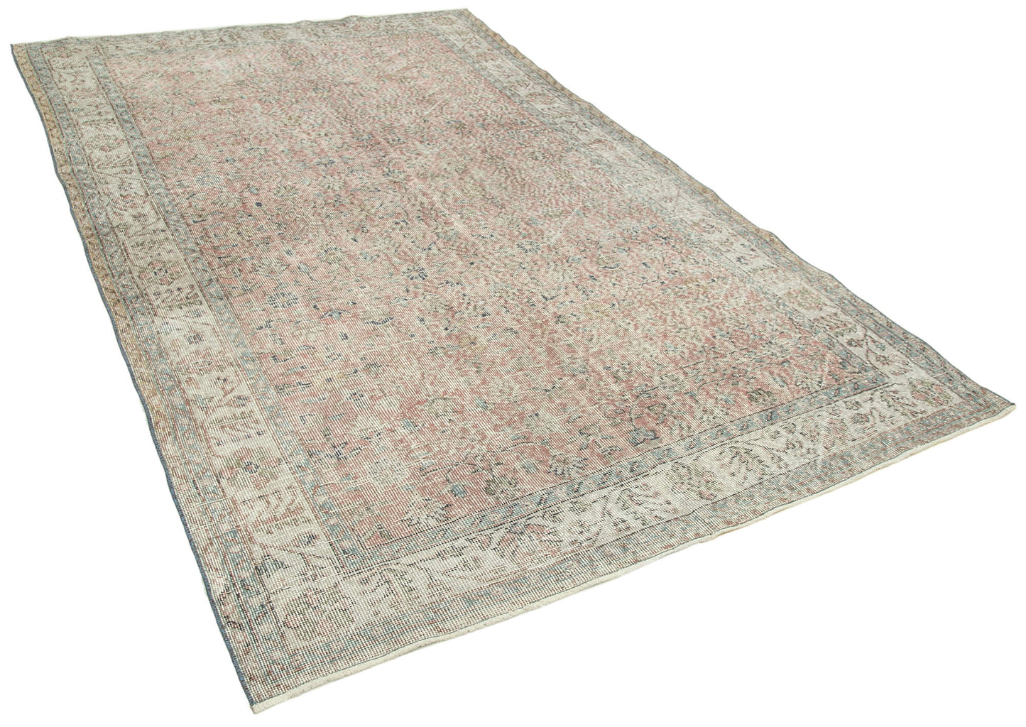 5x9 Grey Overdyed Rug - 34679