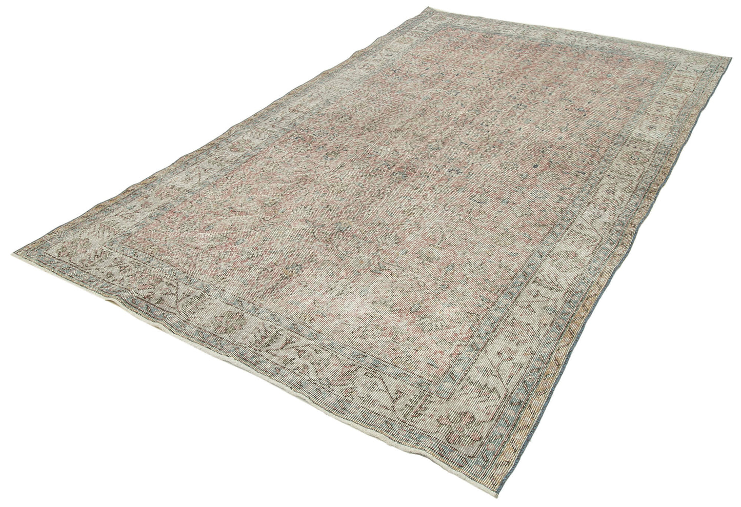 5x9 Grey Overdyed Rug - 34679