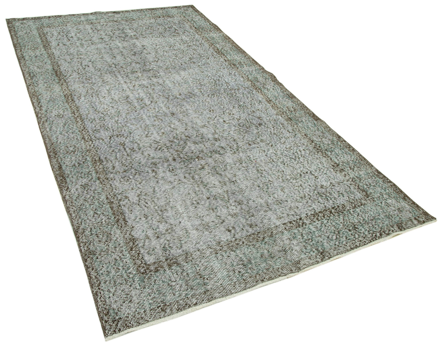 5x8 Grey Overdyed Rug - 34704