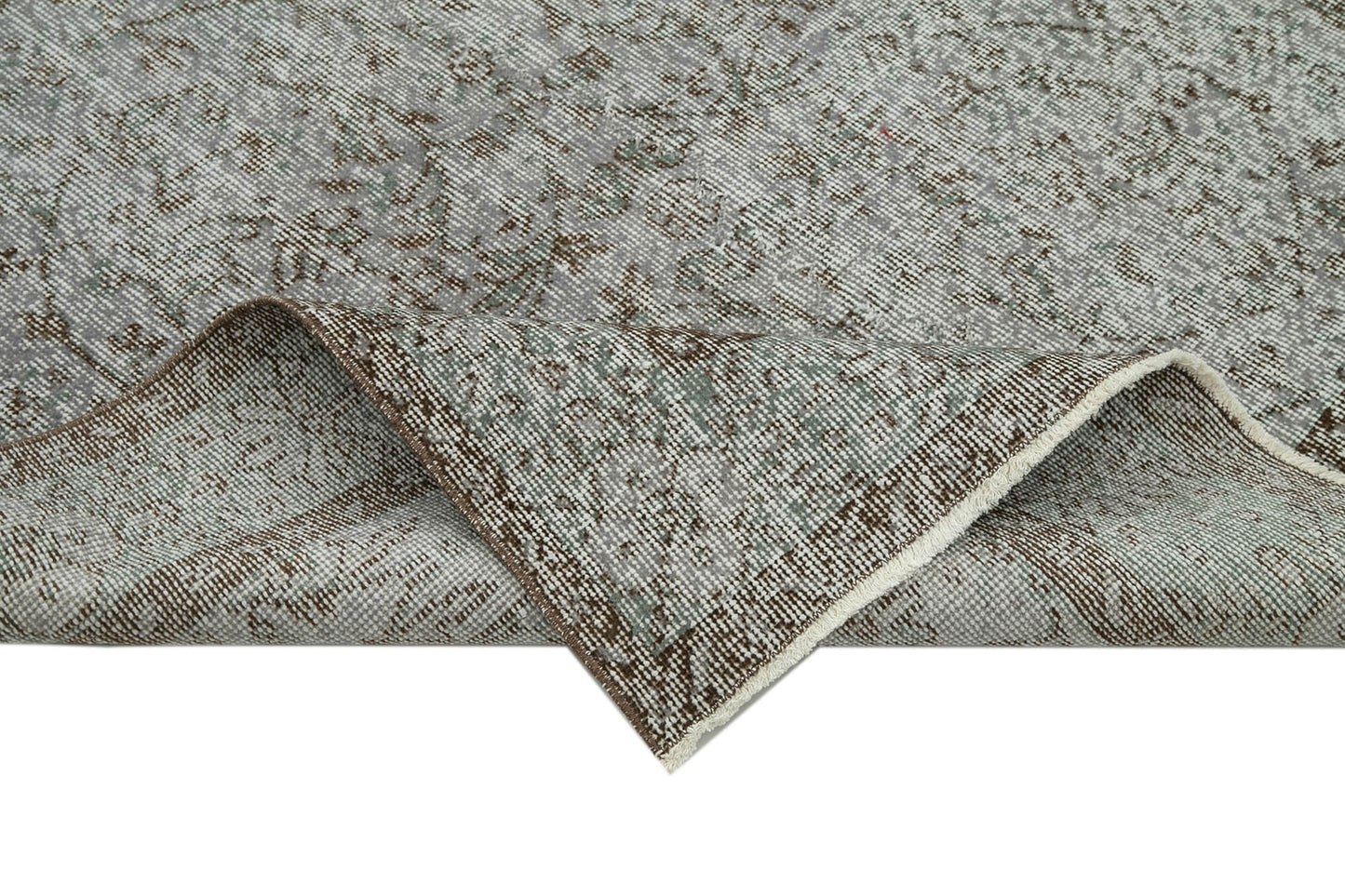 5x8 Grey Overdyed Rug - 34704