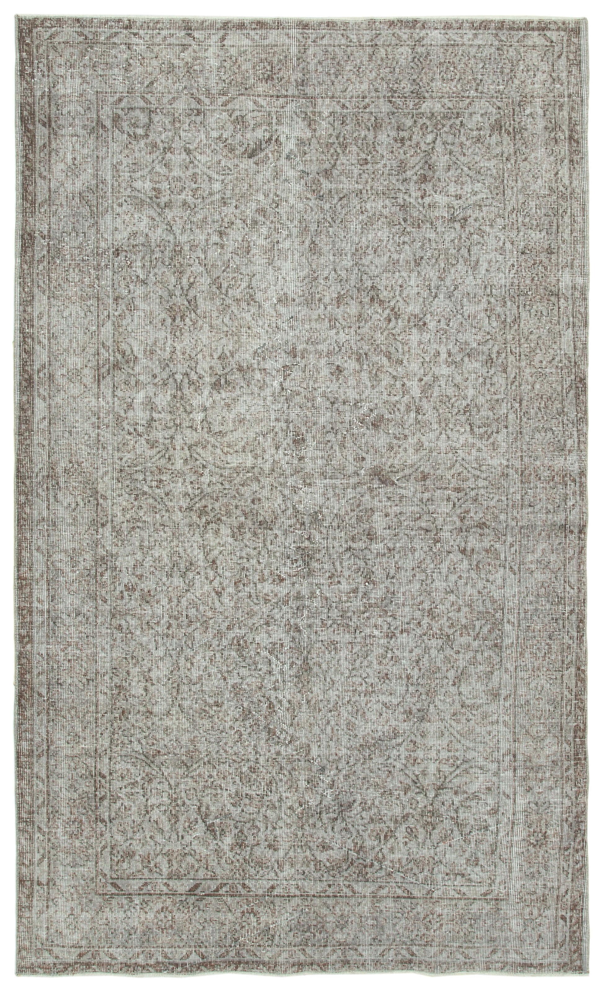 5x9 Grey Overdyed Rug - 34709