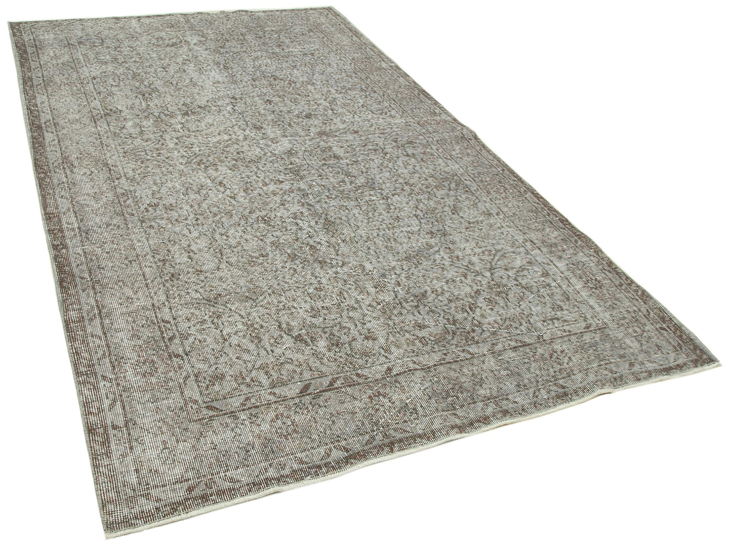 5x9 Grey Overdyed Rug - 34709