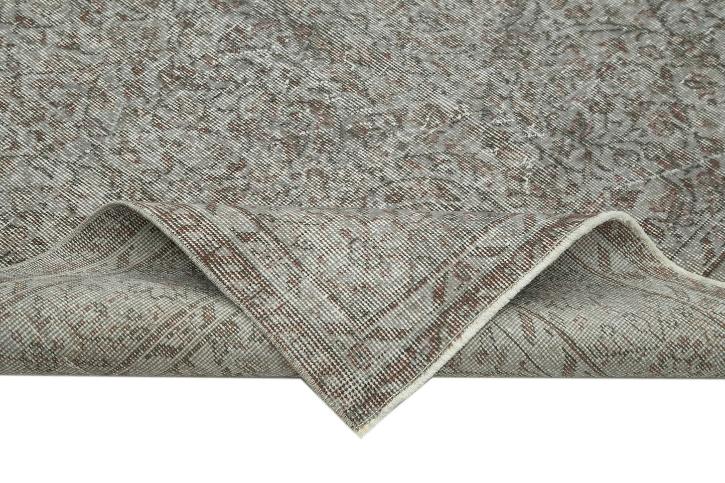 5x9 Grey Overdyed Rug - 34709