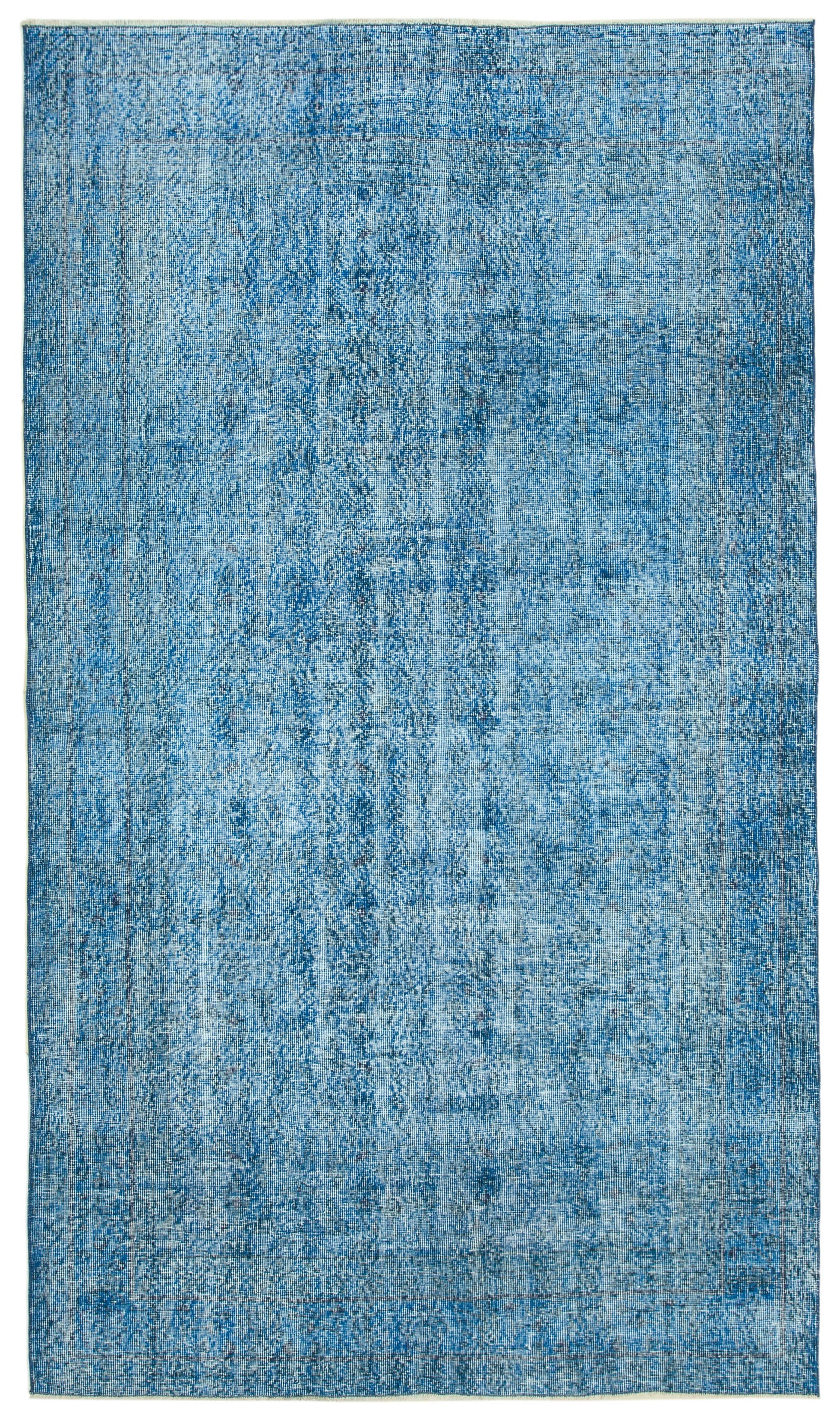 5x9 Blue Overdyed Rug - 34719