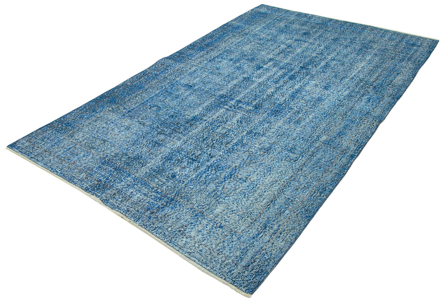 5x9 Blue Overdyed Rug - 34719