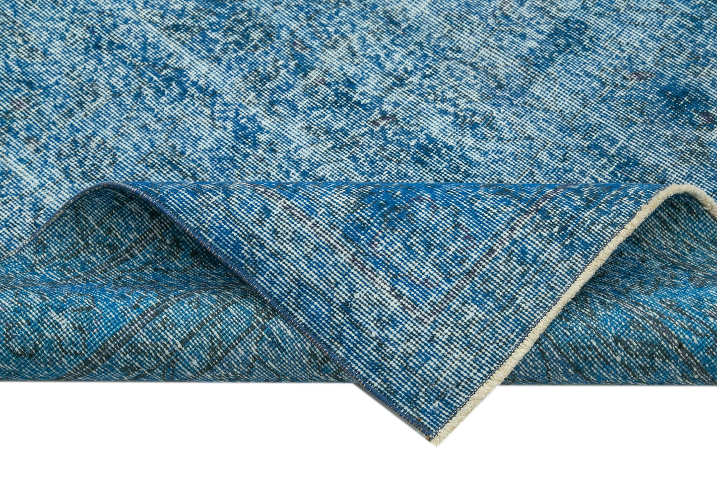 5x9 Blue Overdyed Rug - 34719