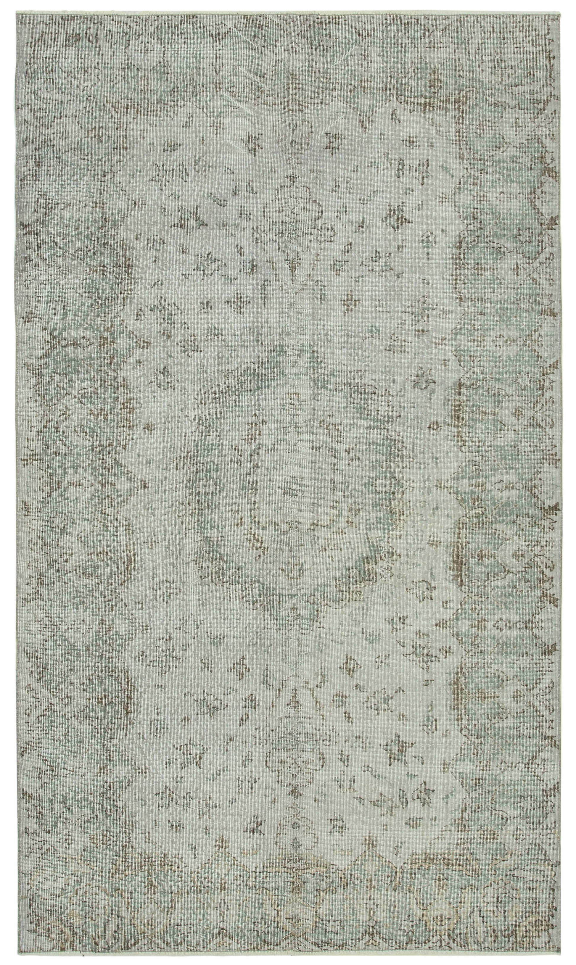 5x9 Grey Overdyed Rug - 34735