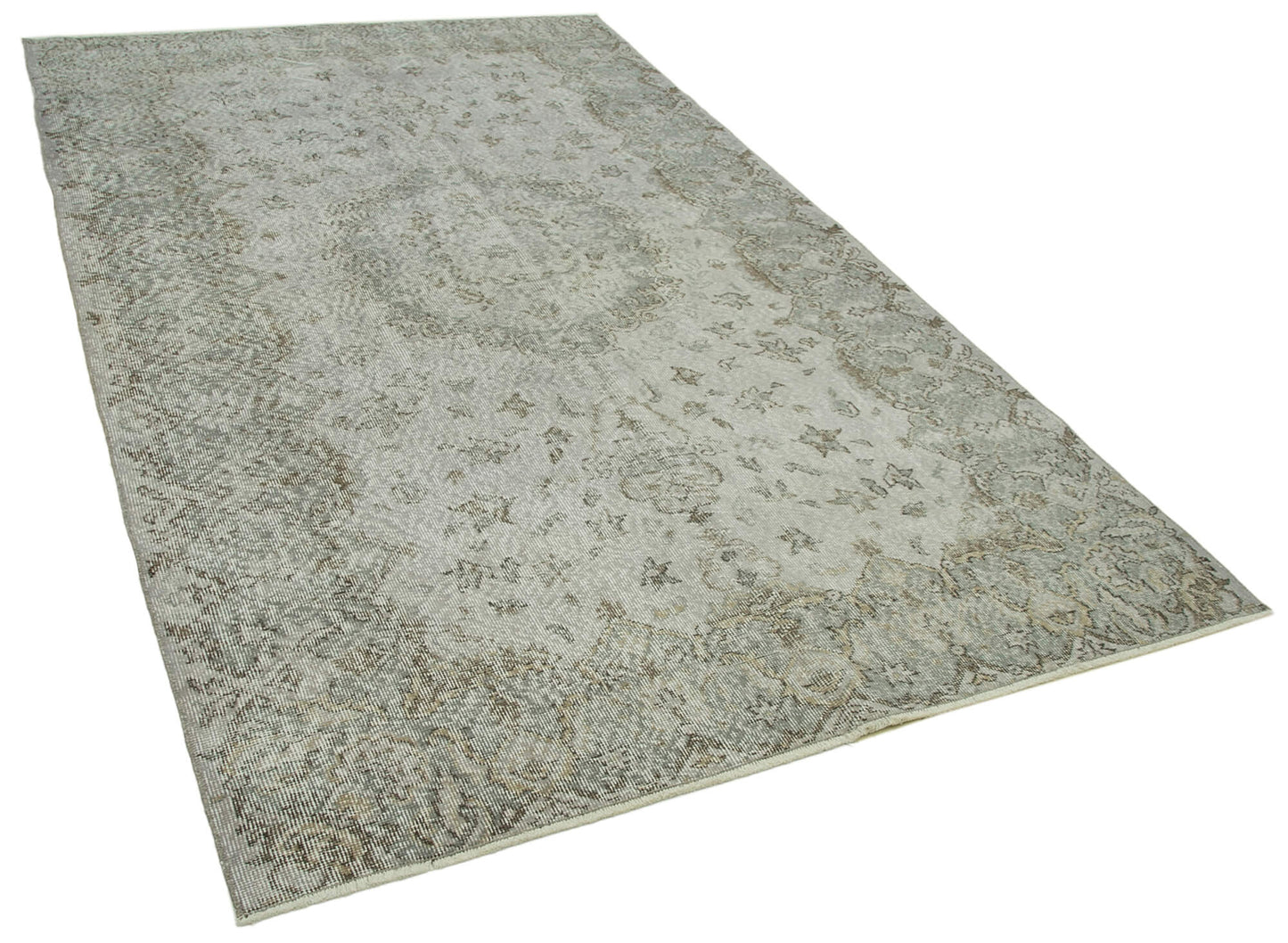 5x9 Grey Overdyed Rug - 34735