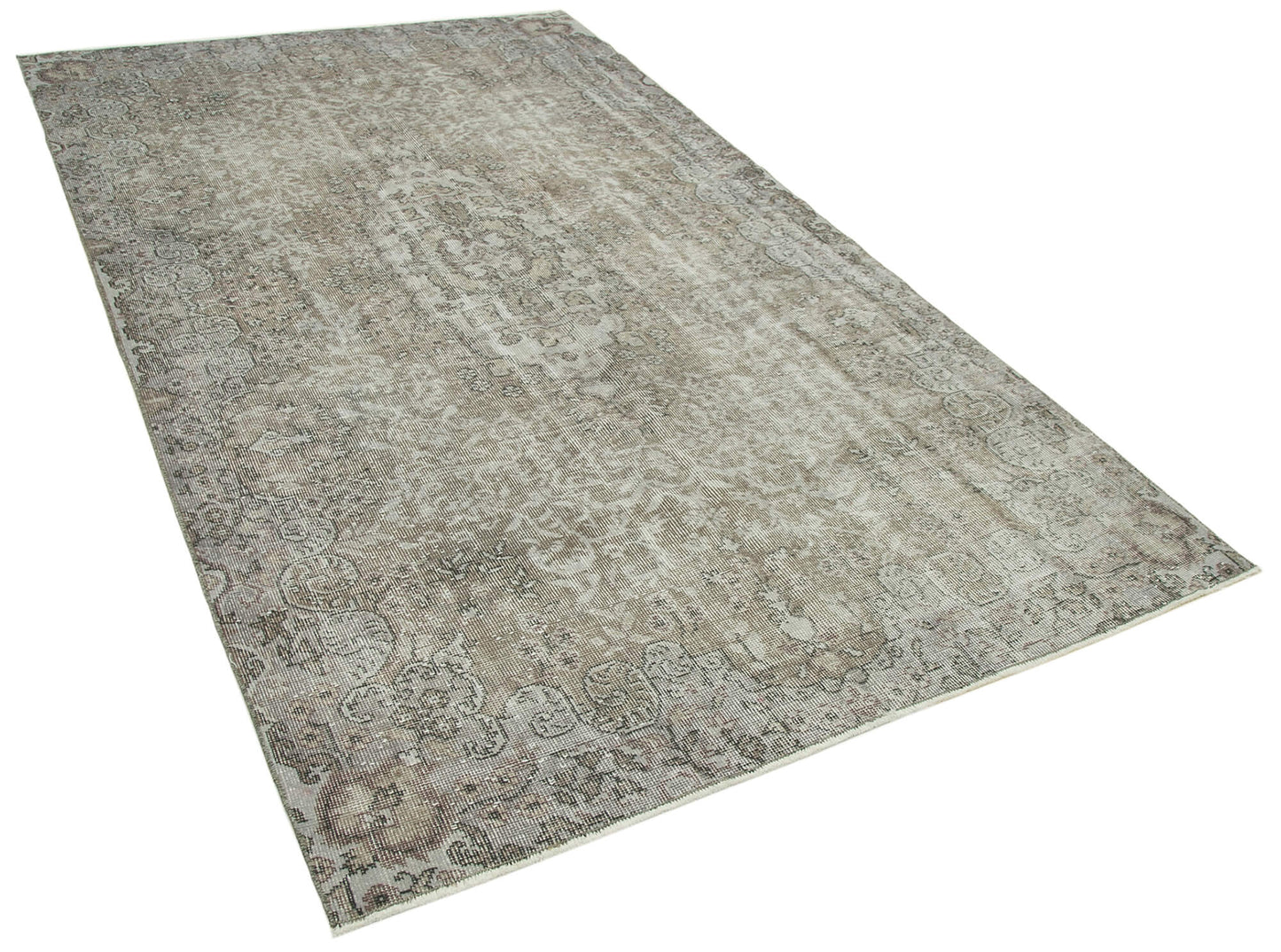 5x9 Grey Overdyed Rug - 34736