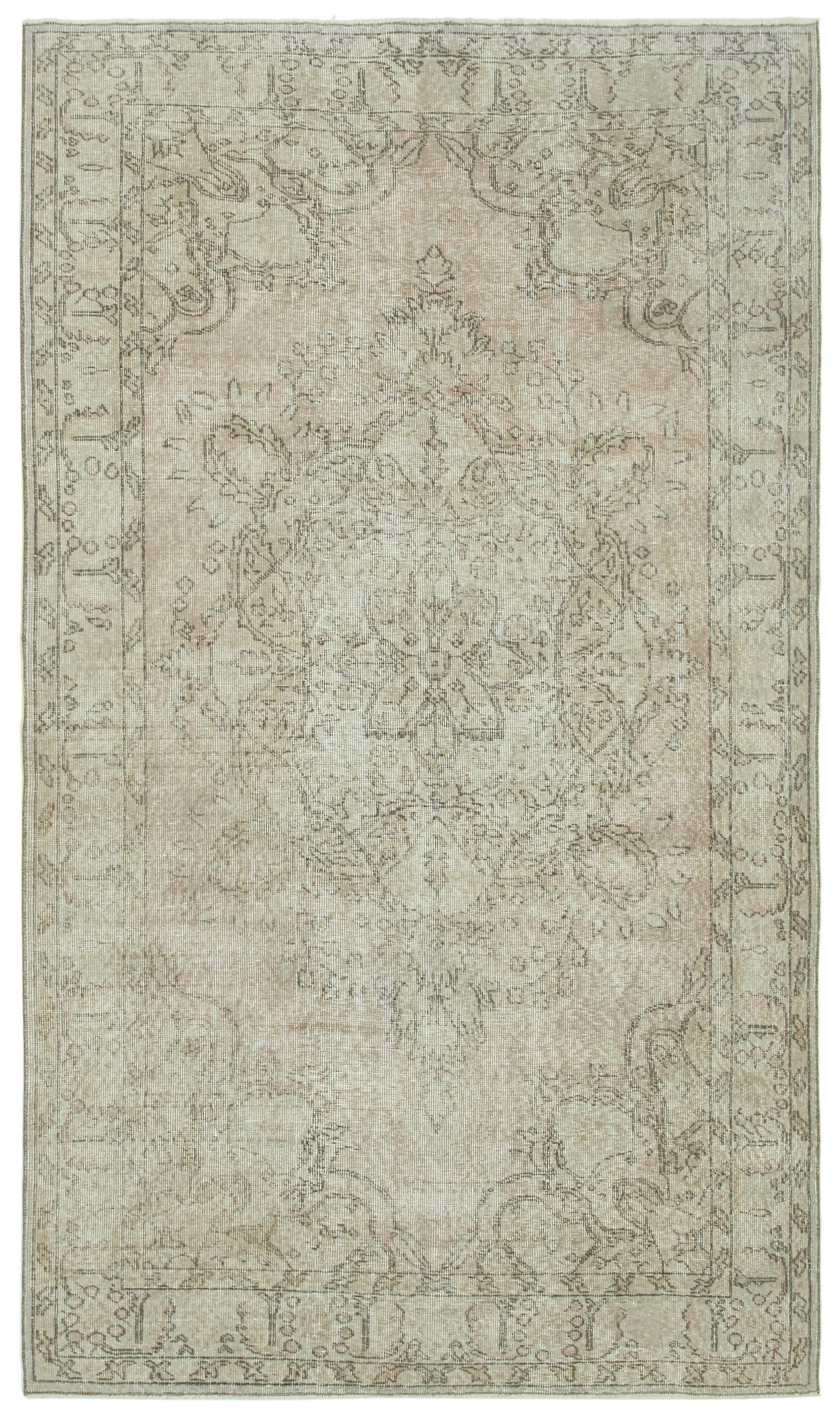 5x8 Grey Overdyed Rug - 34766