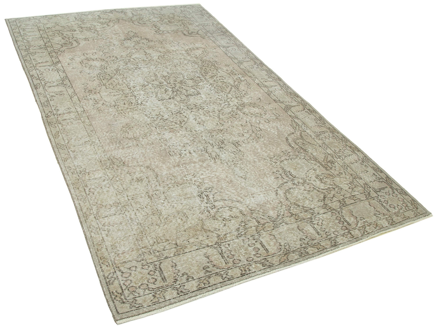 5x8 Grey Overdyed Rug - 34766