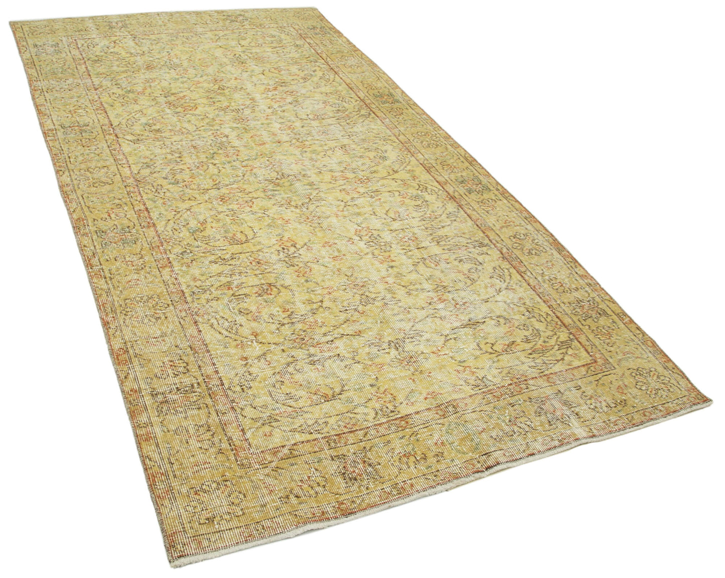 4x8 Yellow Overdyed Rug - 34769