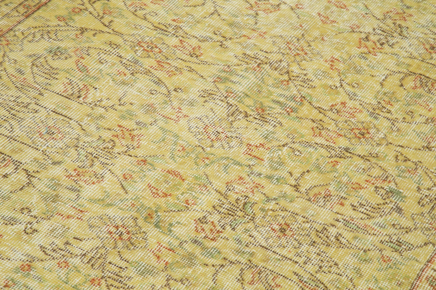 4x8 Yellow Overdyed Rug - 34769