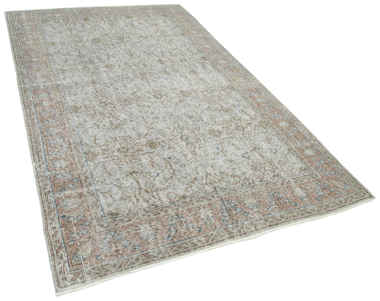 5x9 Grey Overdyed Rug - 34773