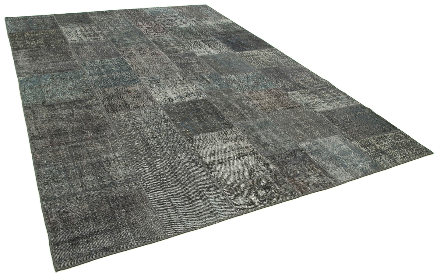 8x11 Grey Patchwork Rug- 34781