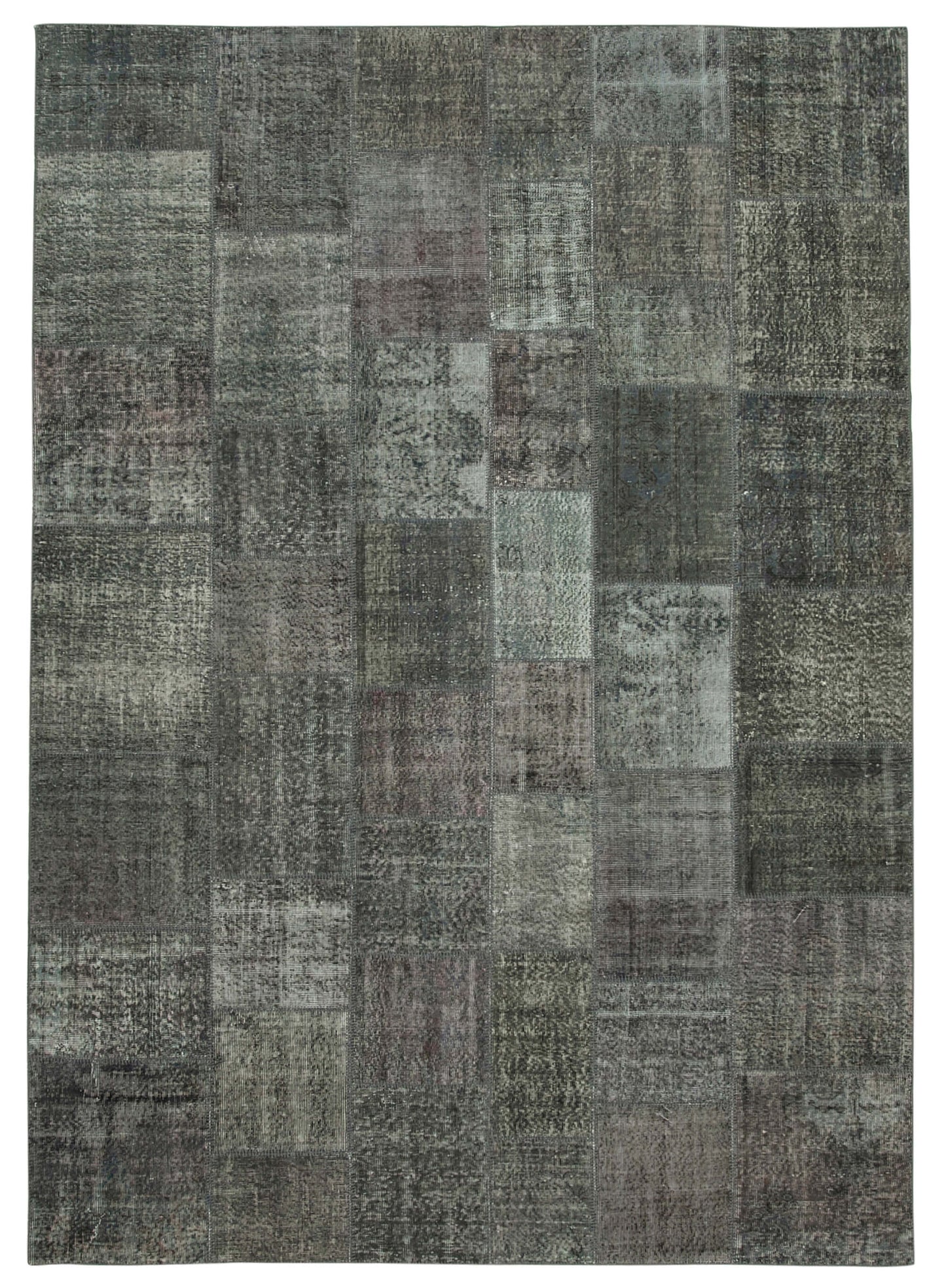 8x11 Grey Patchwork Rug- 34782