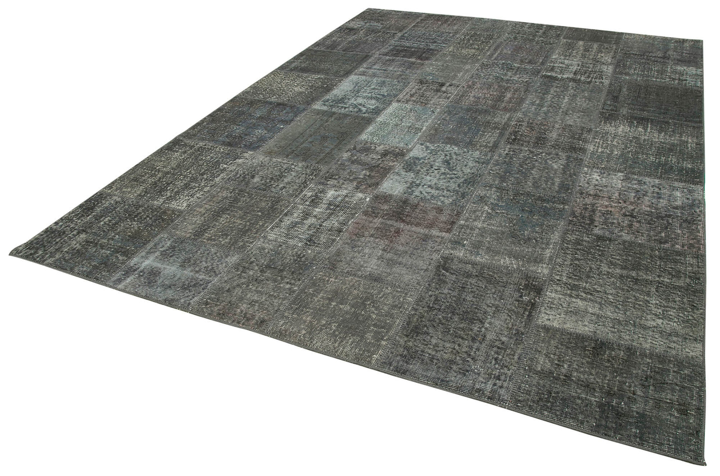 8x11 Grey Patchwork Rug- 34782