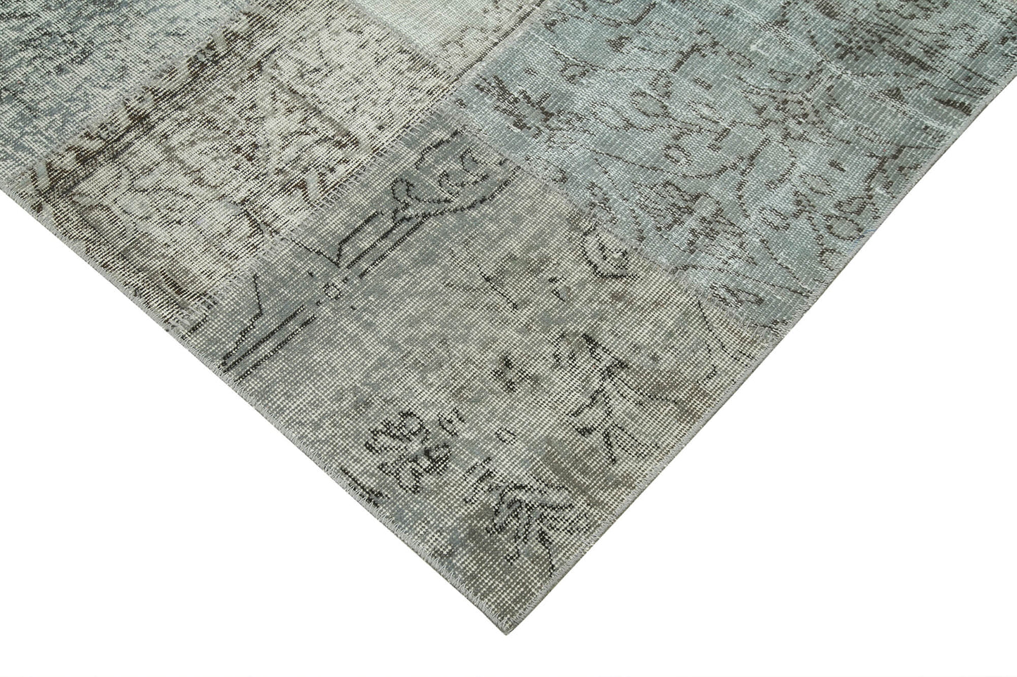 8x11  Grey Patchwork Rug- 34796