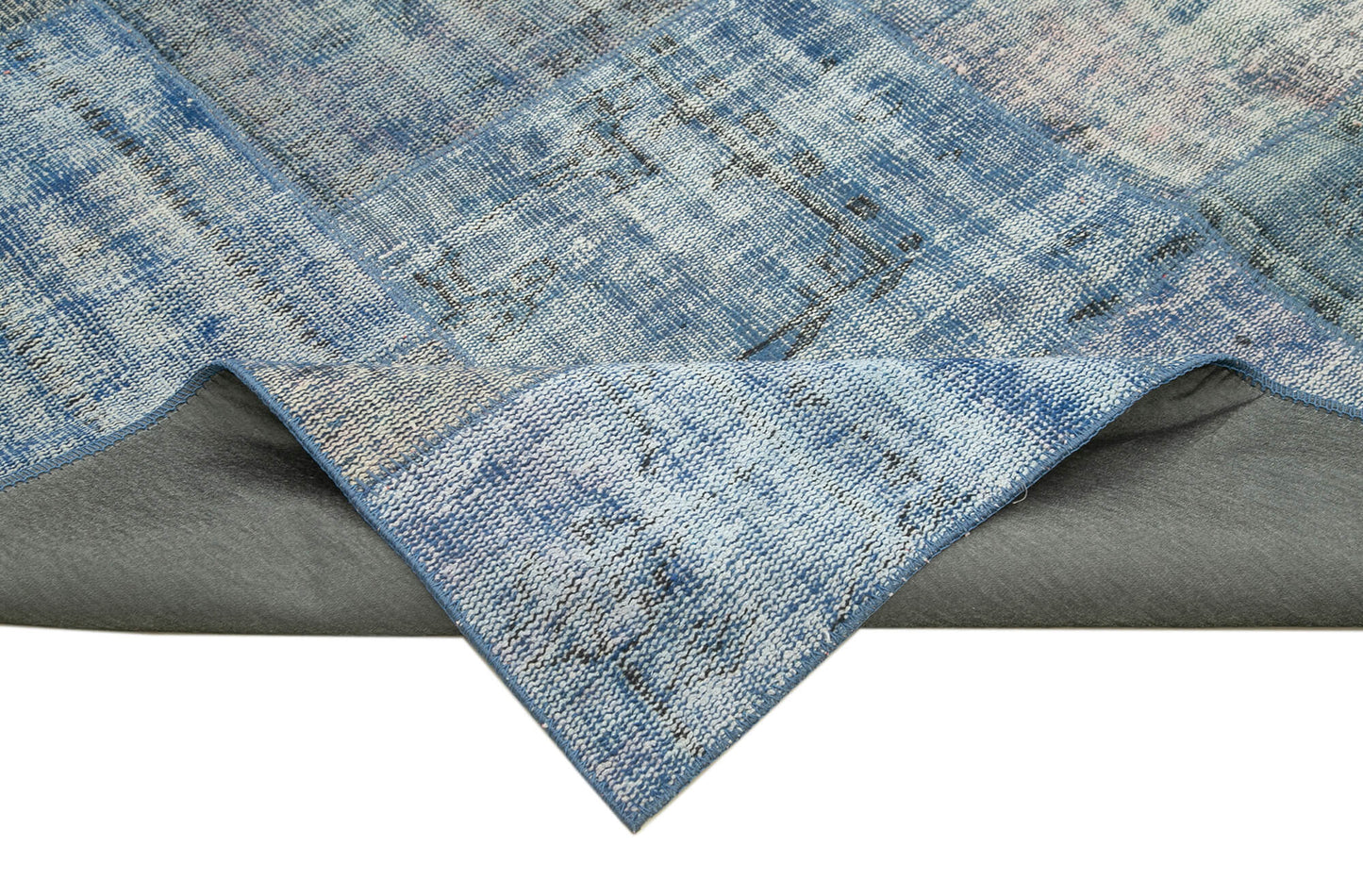 8x11 Blue Patchwork Rug- 34832