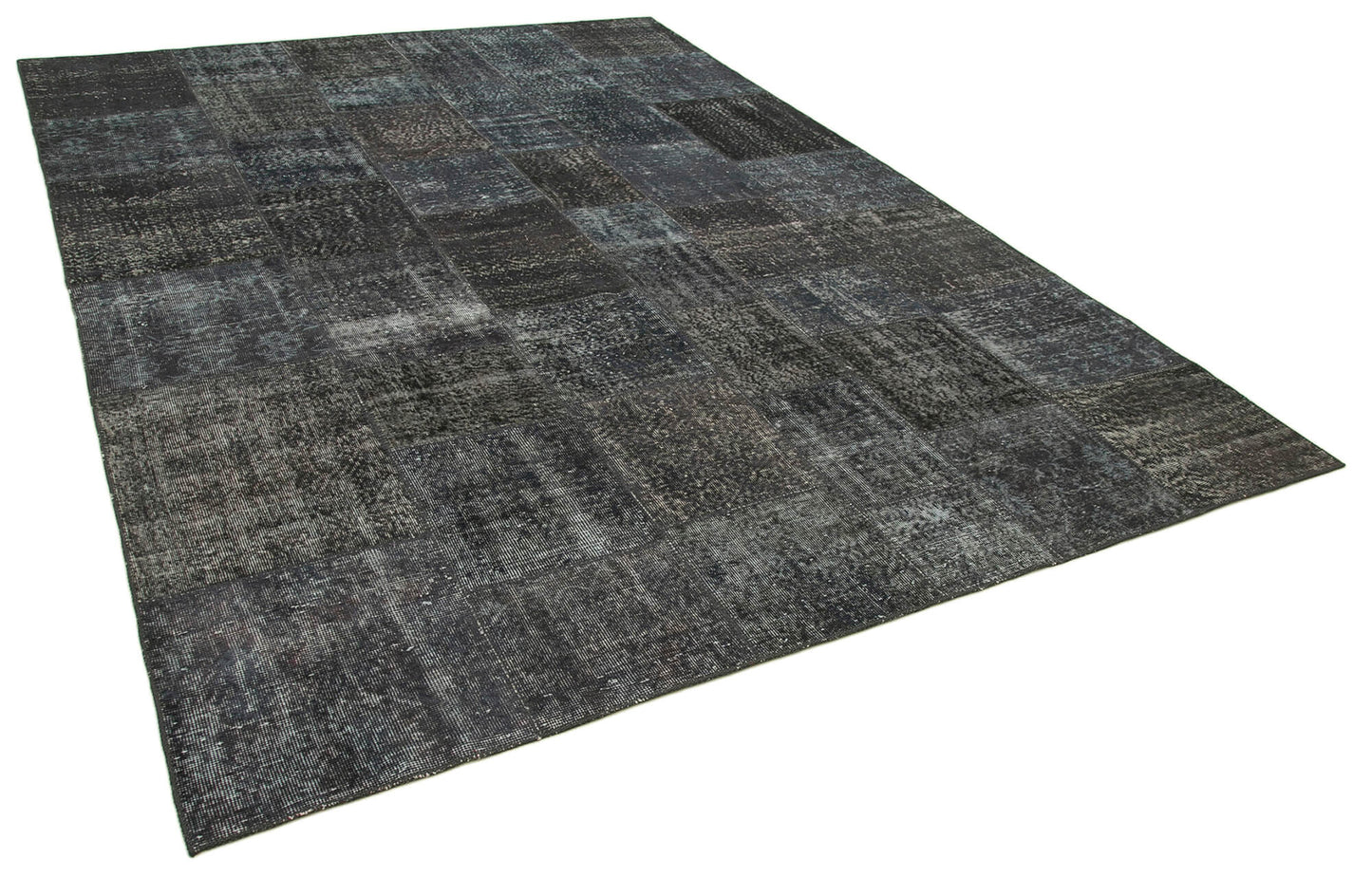 8x12 Grey Patchwork Rug- 34833