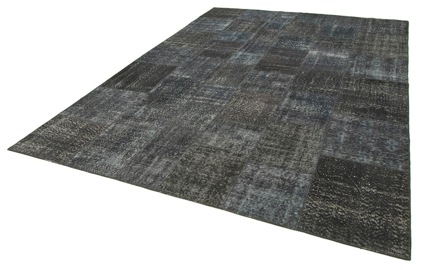 8x12 Grey Patchwork Rug- 34833