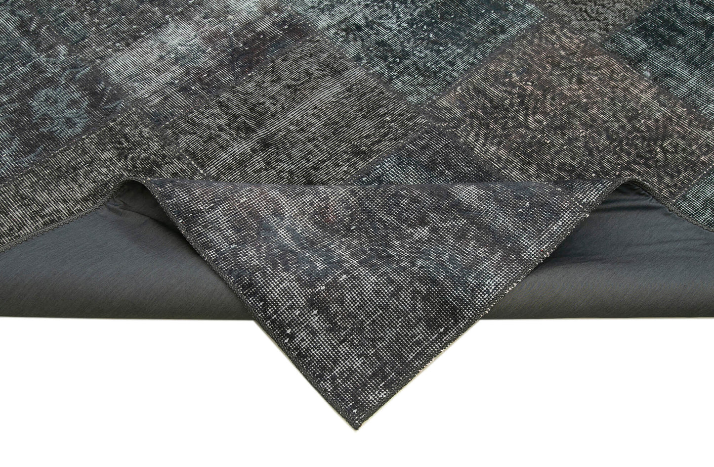 8x12 Grey Patchwork Rug- 34833