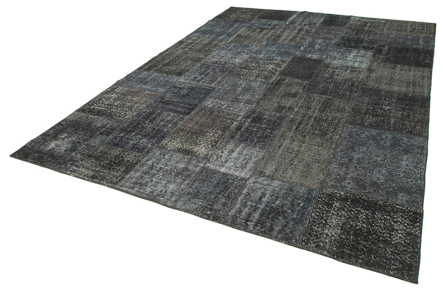 8x11 Grey Patchwork Rug- 34834