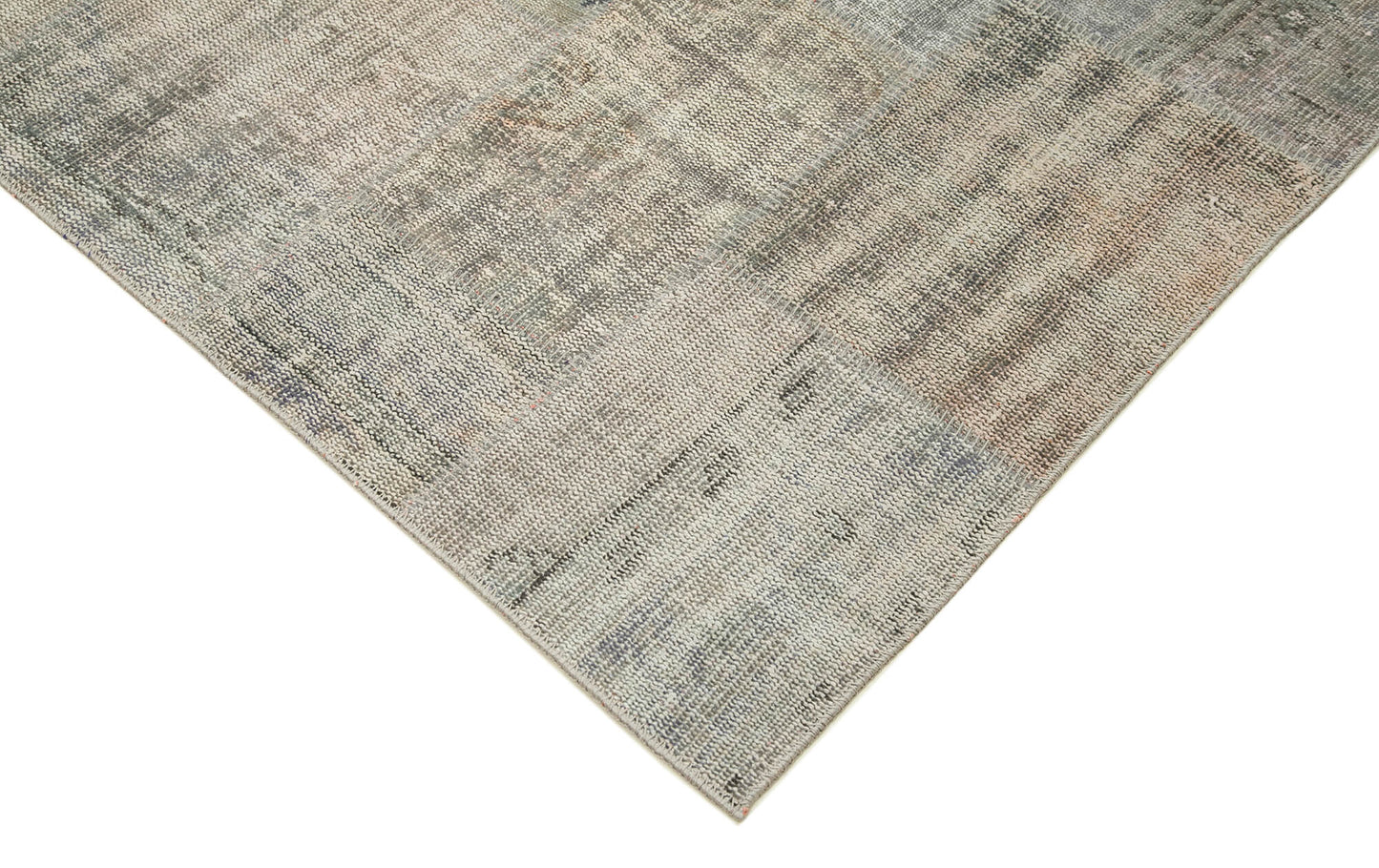 8x12 Grey Patchwork Rug- 34837