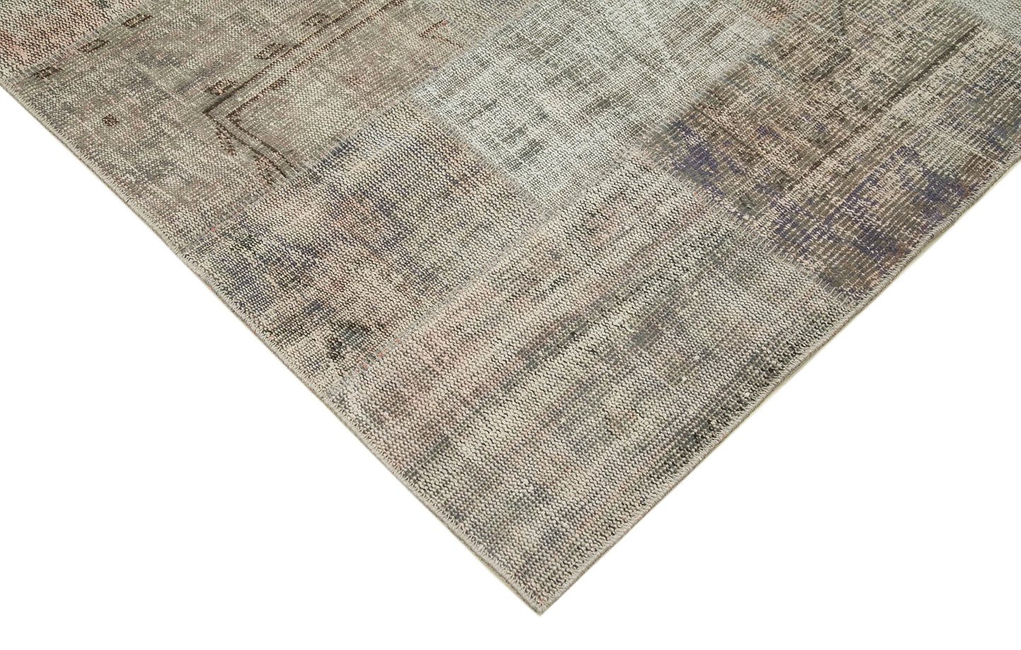 8x12 Grey Patchwork Rug- 34839