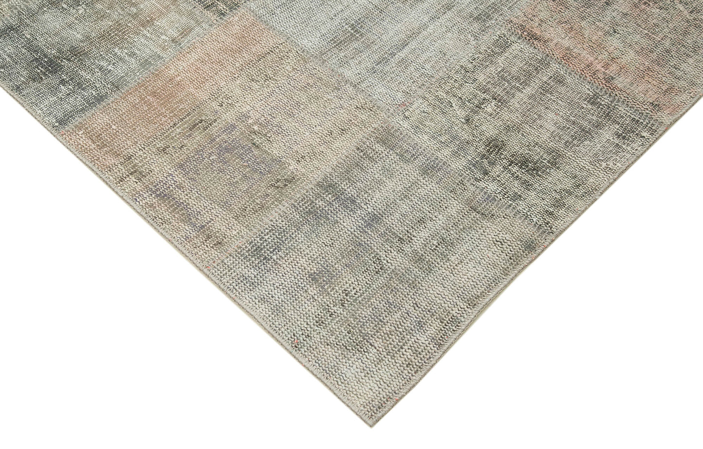 8x12 Grey Patchwork Rug- 34840