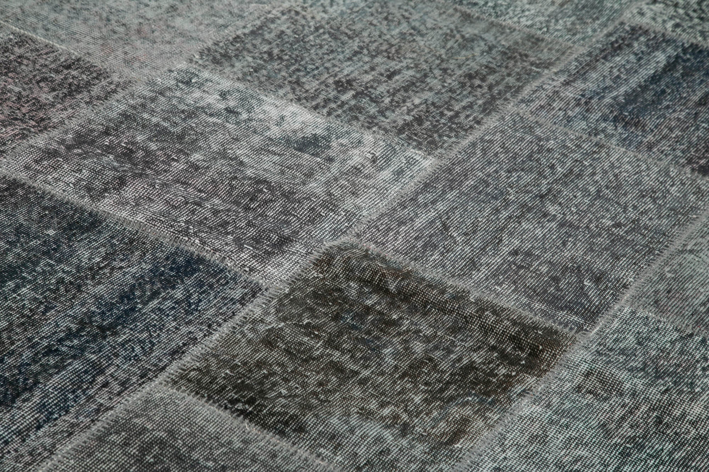 8x12 Grey Patchwork Rug- 34852