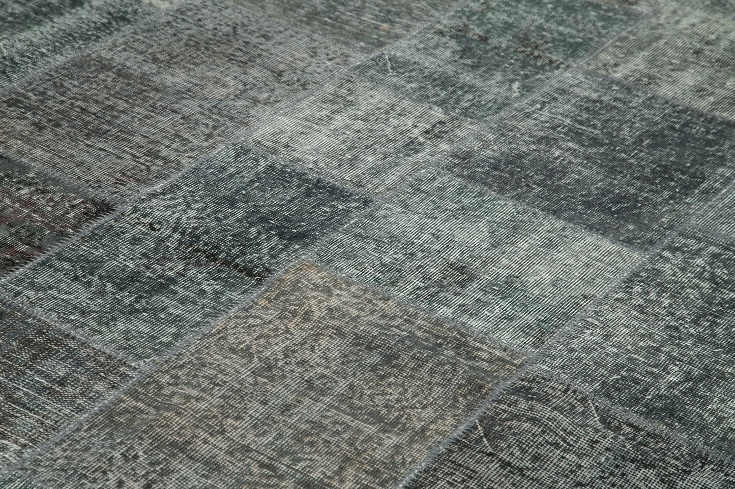 8x11 Grey Patchwork Rug- 34853