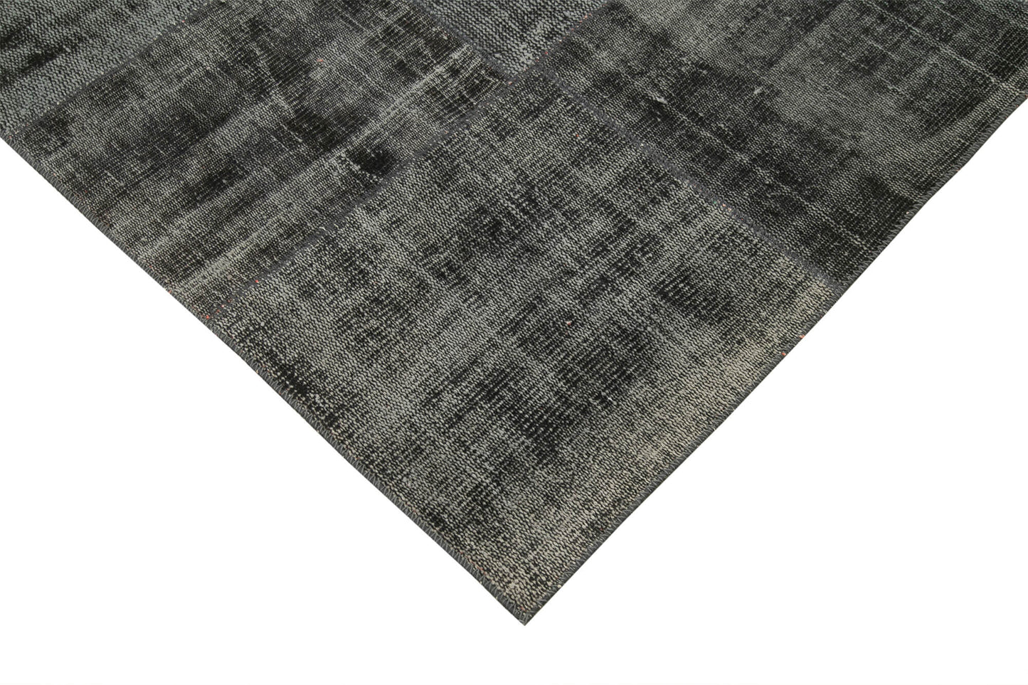 8x11 Black Patchwork Rug- 34855