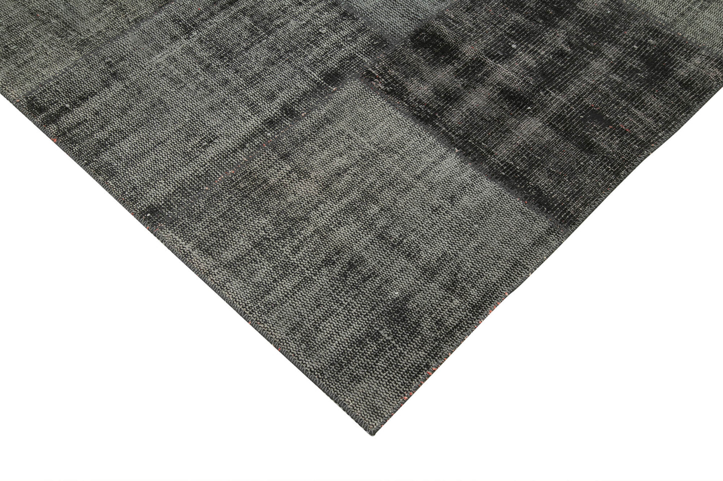 8x12 Black Patchwork Rug- 34856